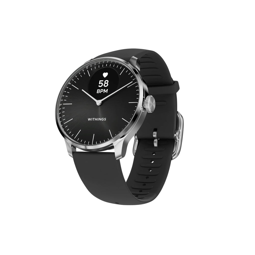 Withings ScanWatch Light - Hybrid Smart Watch, Heart Rate Monitoring, Fitness Tracker, Cycle Tracker, Sleep Monitoring