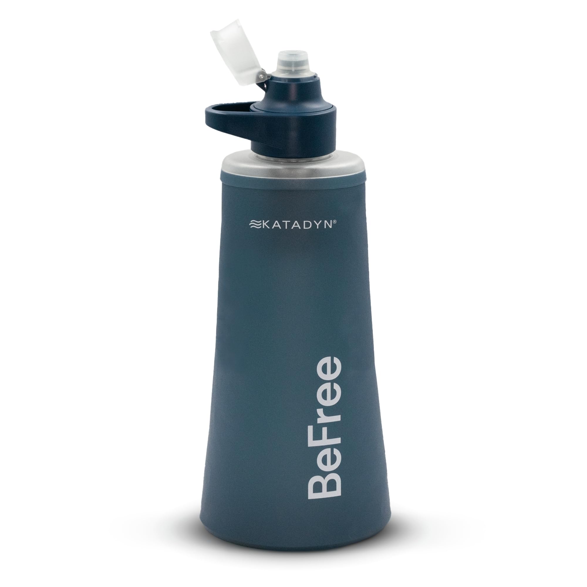 Katadyn BeFree 1.0L Ultralight Collapsible Water Filter Bottle for Hiking, Camping, Backpacking