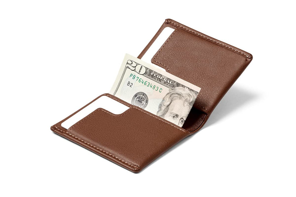 Bellroy Slim Sleeve, slim leather wallet (Max. 8 cards and bills)