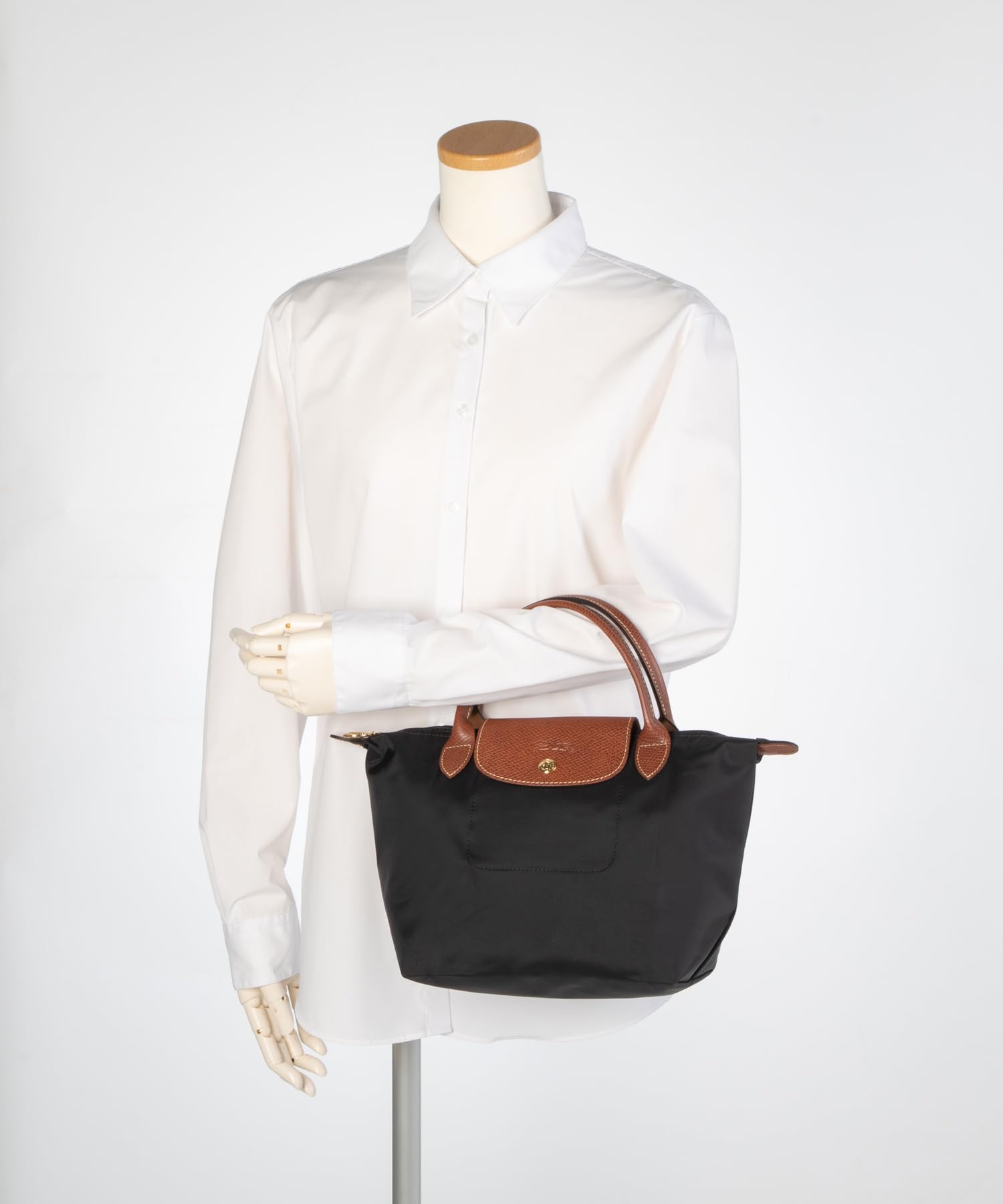 Longchamp Handbag, 1621 089 Pliage Tote Bag, Nylon/Leather