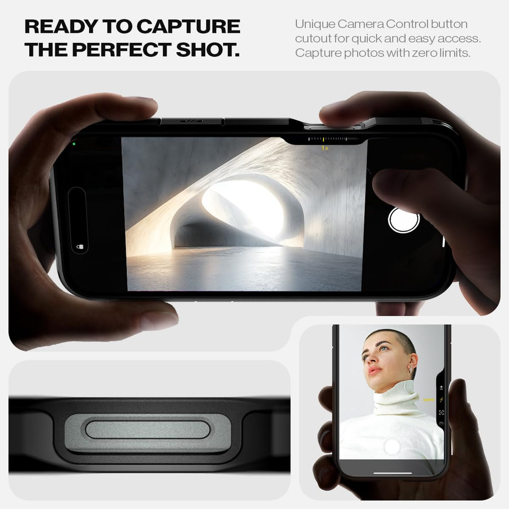 Spigen Tough Armor MagFit Designed for iPhone 15 Case (2023) [Kickstand] [Military-Grade Protection] Compatible with MagSafe - Black
