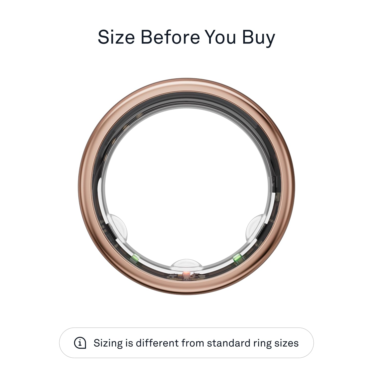 Oura Ring Gen3 Horizon - Black - Size 10 - Smart Ring - Size First with Oura Ring Gen3 Sizing Kit - Sleep Tracking Wearable - Heart Rate - Fitness Tracker - 5-7 Days Battery Life