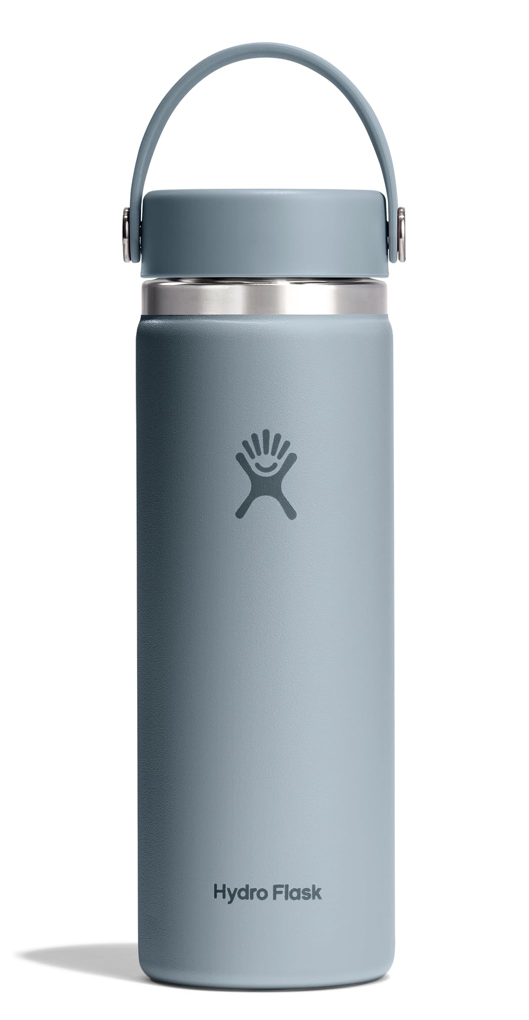 Hydro Flask Water Bottle - Insulated Stainless Steel - Wide Mouth Flex Lid, Non Spill, Leakproof and Refillable in 32 Oz White