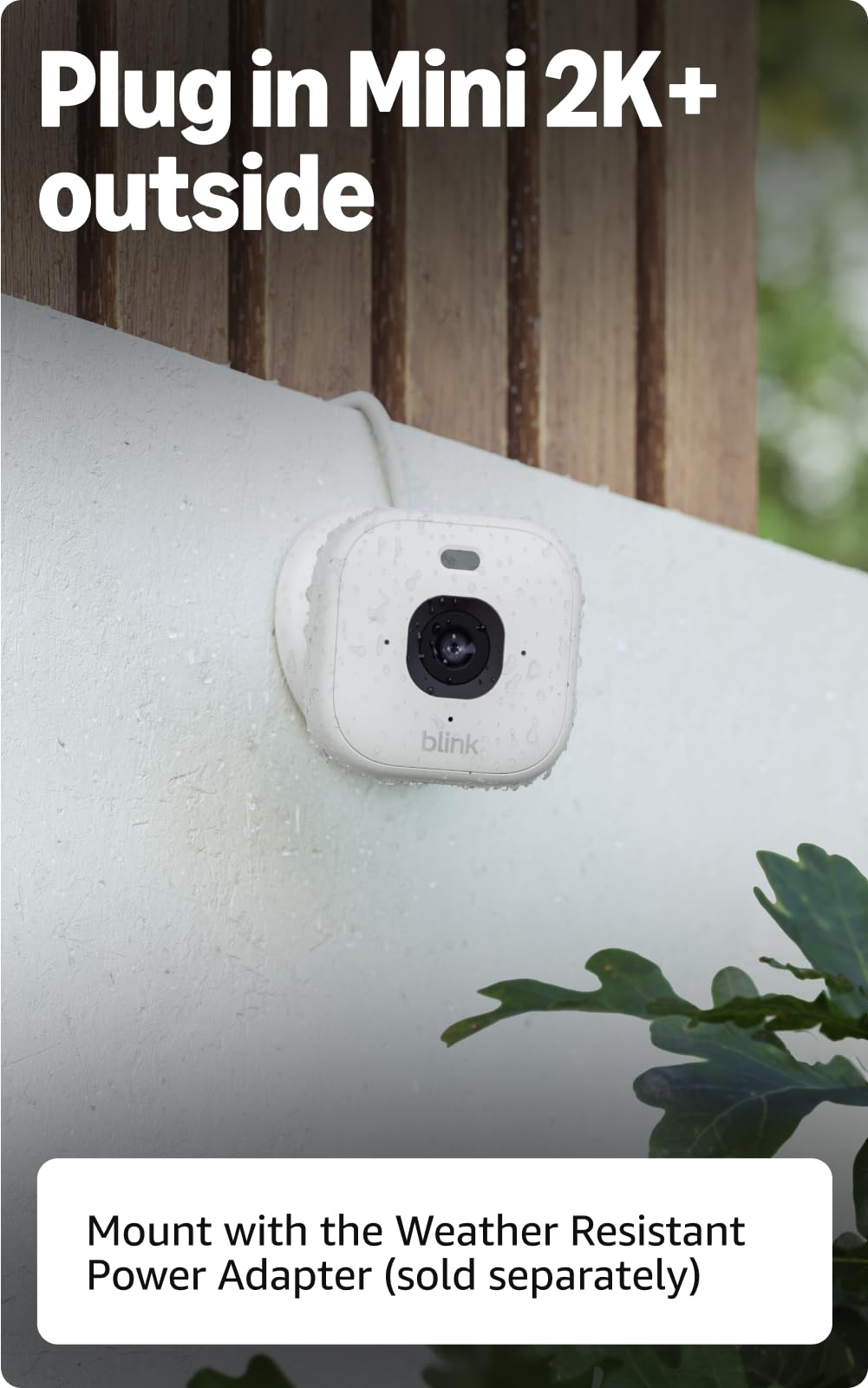 Blink Mini 2K+ (newest model) – Plug-in Home & Pet Indoor Security Camera with 2K video resolution, night vision, enhanced audio, motion detection – 2 cameras (Black)