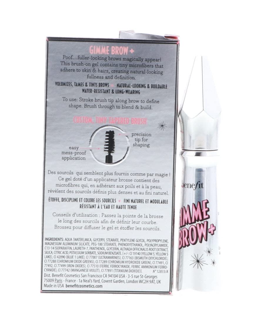 Benefit Benefit Gimme Brow+ Volumizing Fiber Gel Gimme Brow+ #1 Light, 0.1 fluid_ounces
