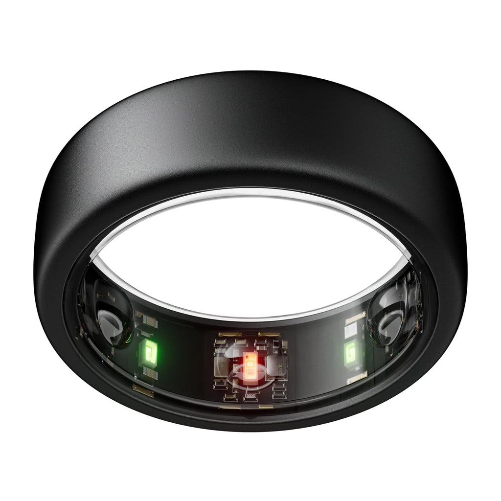Oura Ring Gen3 Horizon - Black - Size 10 - Smart Ring - Size First with Oura Ring Gen3 Sizing Kit - Sleep Tracking Wearable - Heart Rate - Fitness Tracker - 5-7 Days Battery Life