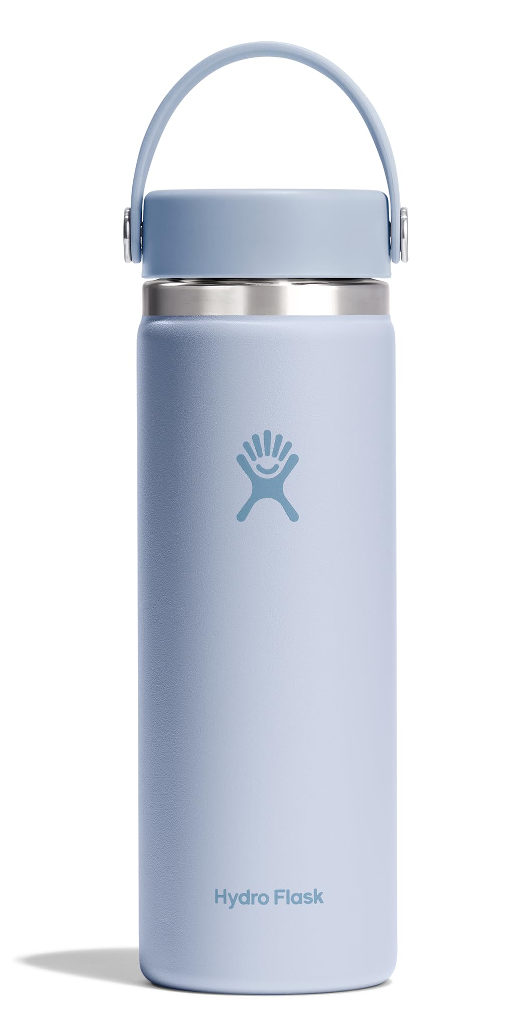 Hydro Flask Water Bottle - Insulated Stainless Steel - Wide Mouth Flex Lid, Non Spill, Leakproof and Refillable in 32 Oz White