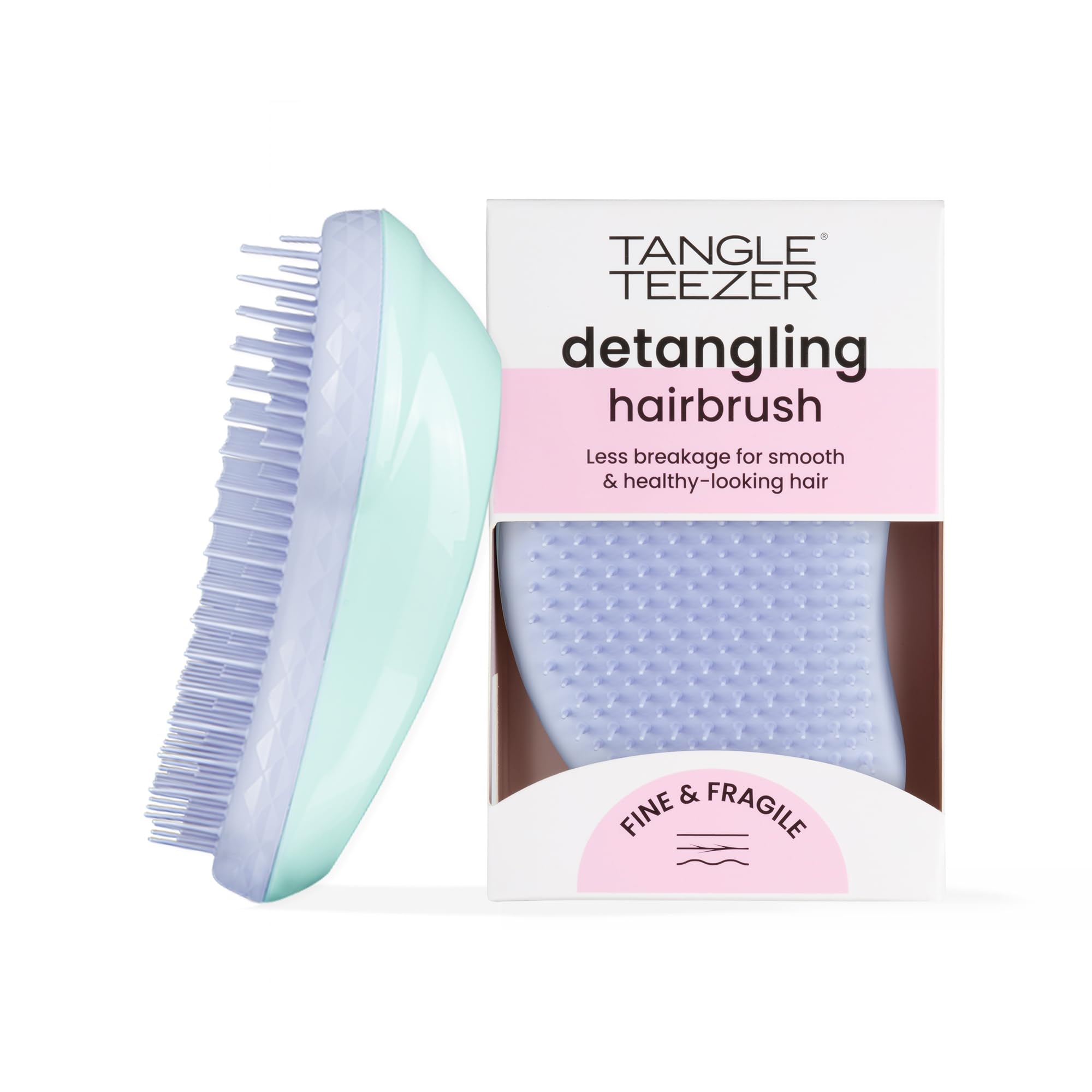 Tangle Teezer Original Detangler Brush, Dry & Wet Hairbrush for All Hair Types, Pink Fizz
