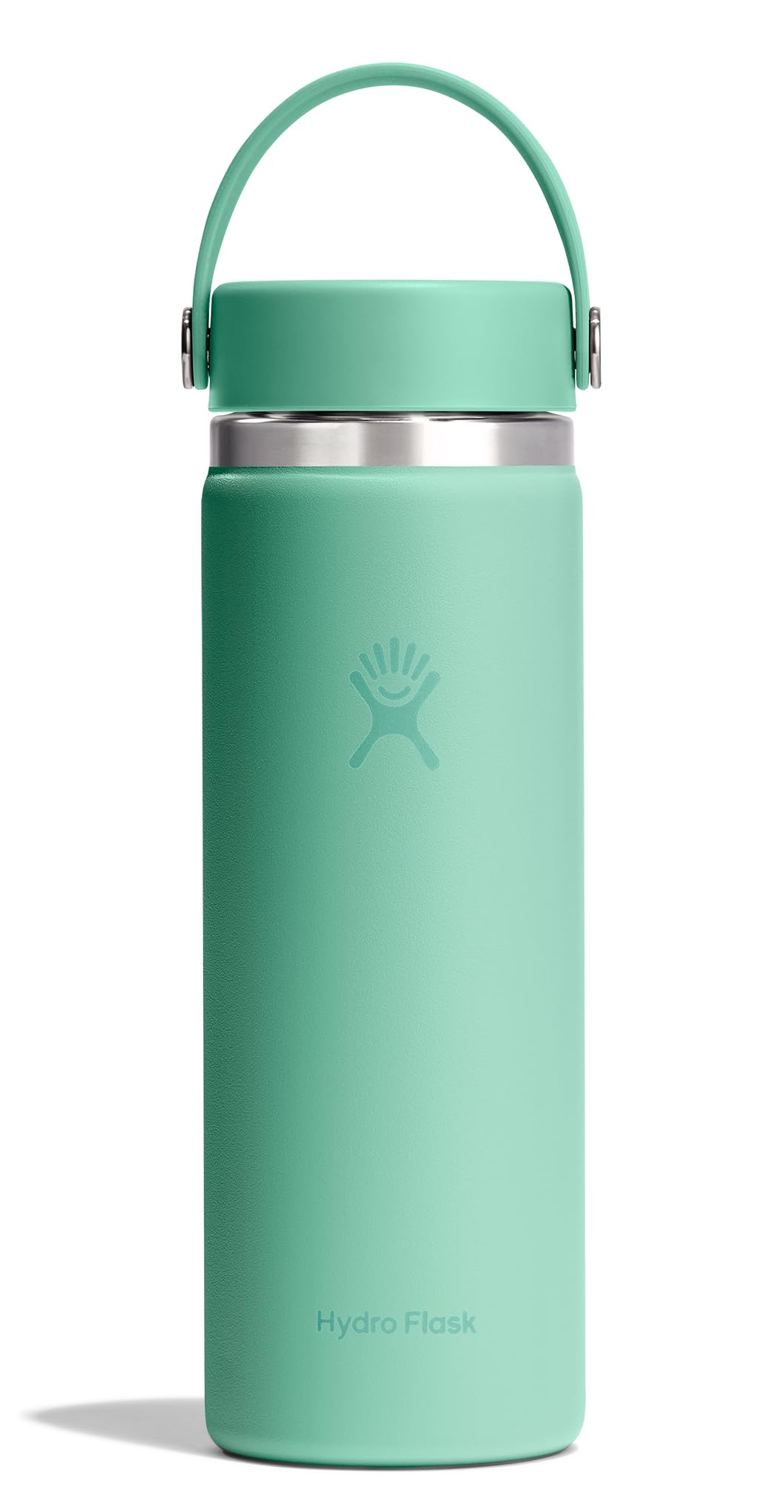 Hydro Flask Water Bottle - Insulated Stainless Steel - Wide Mouth Flex Lid, Non Spill, Leakproof and Refillable in 32 Oz White