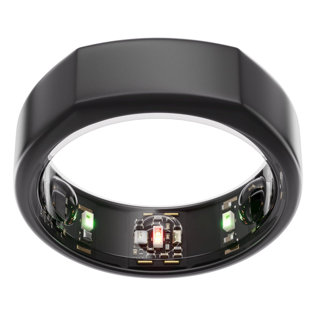 Oura Ring Gen3 Horizon - Black - Size 10 - Smart Ring - Size First with Oura Ring Gen3 Sizing Kit - Sleep Tracking Wearable - Heart Rate - Fitness Tracker - 5-7 Days Battery Life