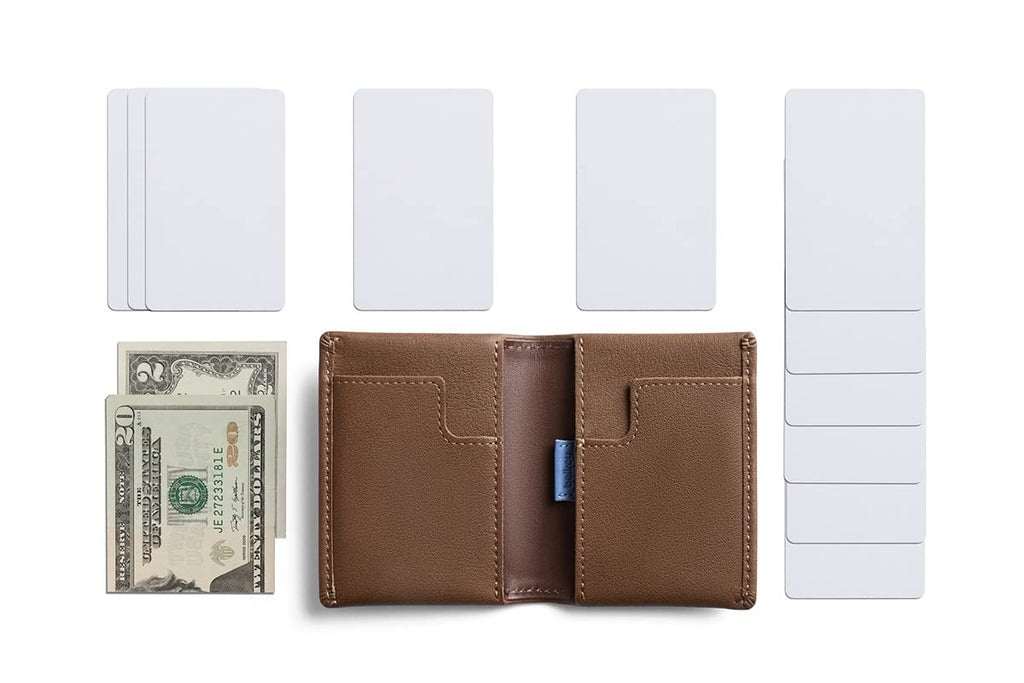 Bellroy Slim Sleeve, slim leather wallet (Max. 8 cards and bills)