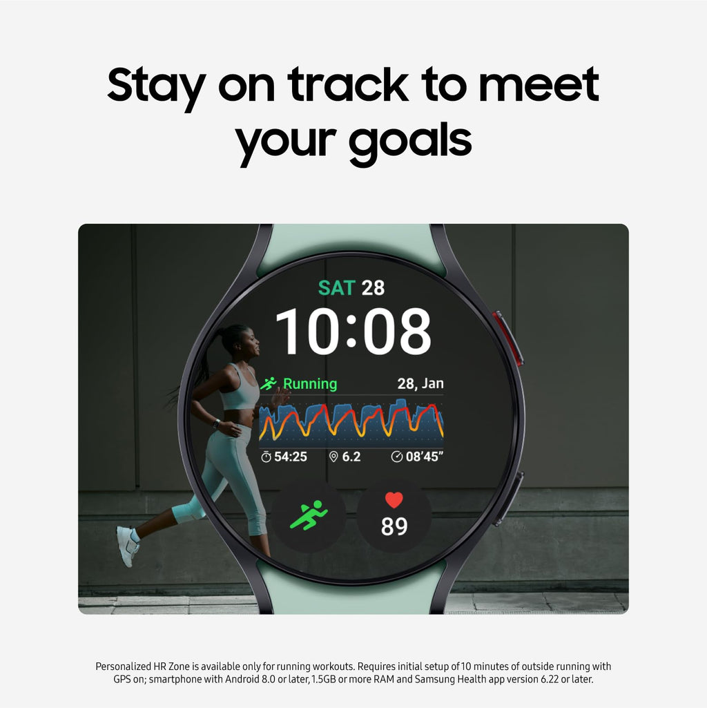 Samsung Galaxy Watch 6 Classic 43mm Bluetooth Smartwatch, Rotating Bezel, Fitness Tracker, Personalized HR Zones, Advanced Sleep Coaching, Heart Monitor, BIA Sensor, Health Insights, US Version, Black