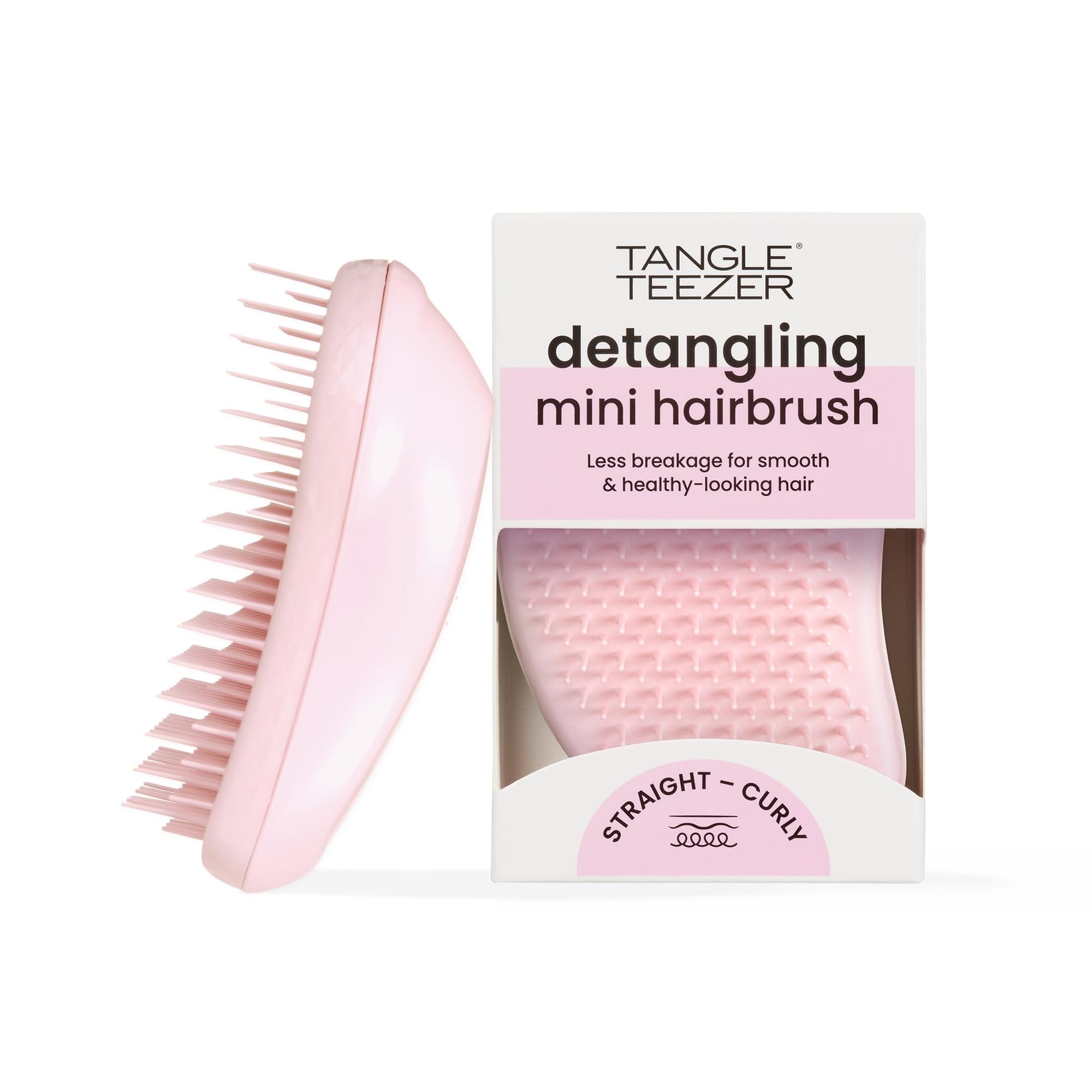 Tangle Teezer Original Detangler Brush, Dry & Wet Hairbrush for All Hair Types, Pink Fizz