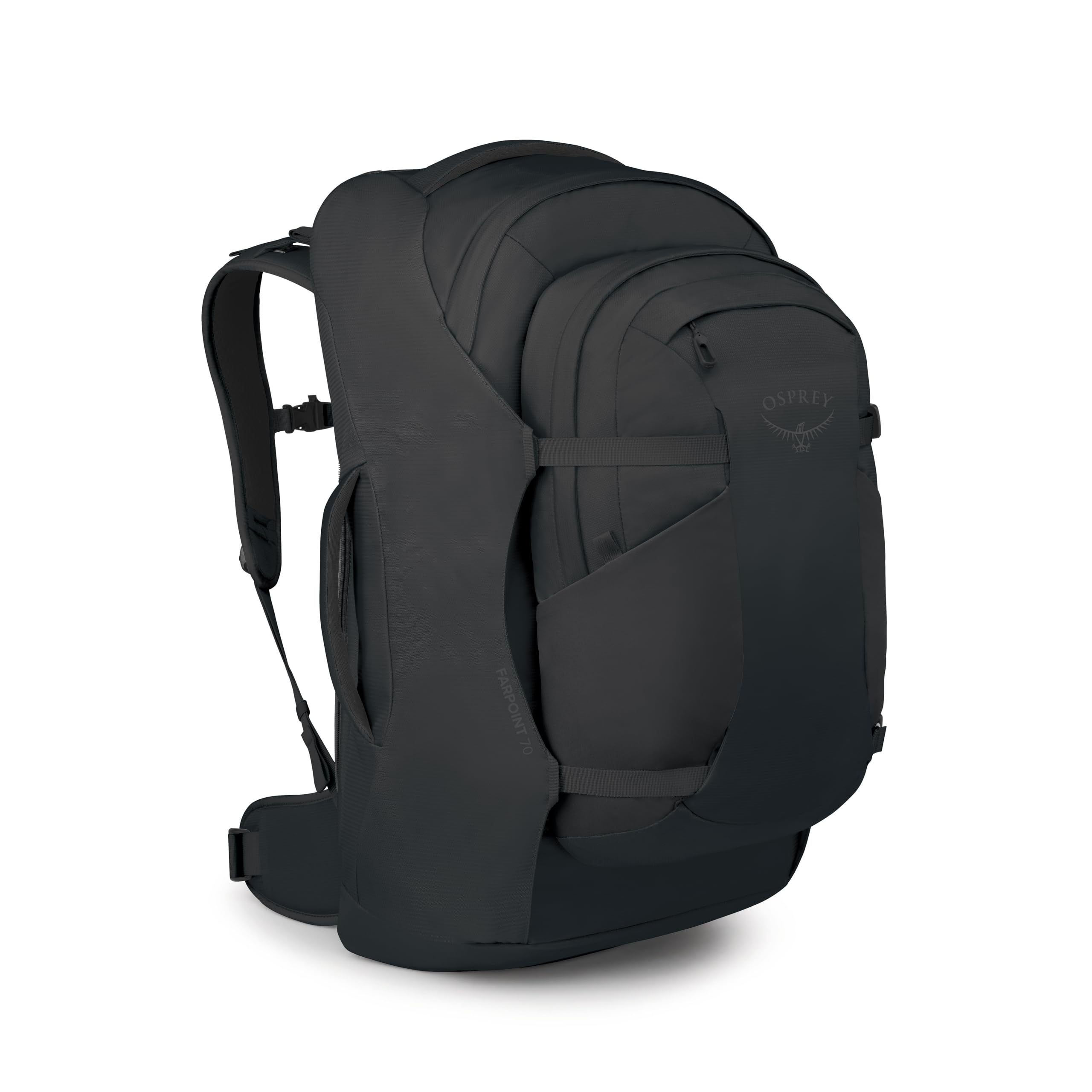 Osprey Farpoint 40L Men's Travel Backpack - Carry On Bag with Laptop Sleeve and Toiletry Pocket, Black