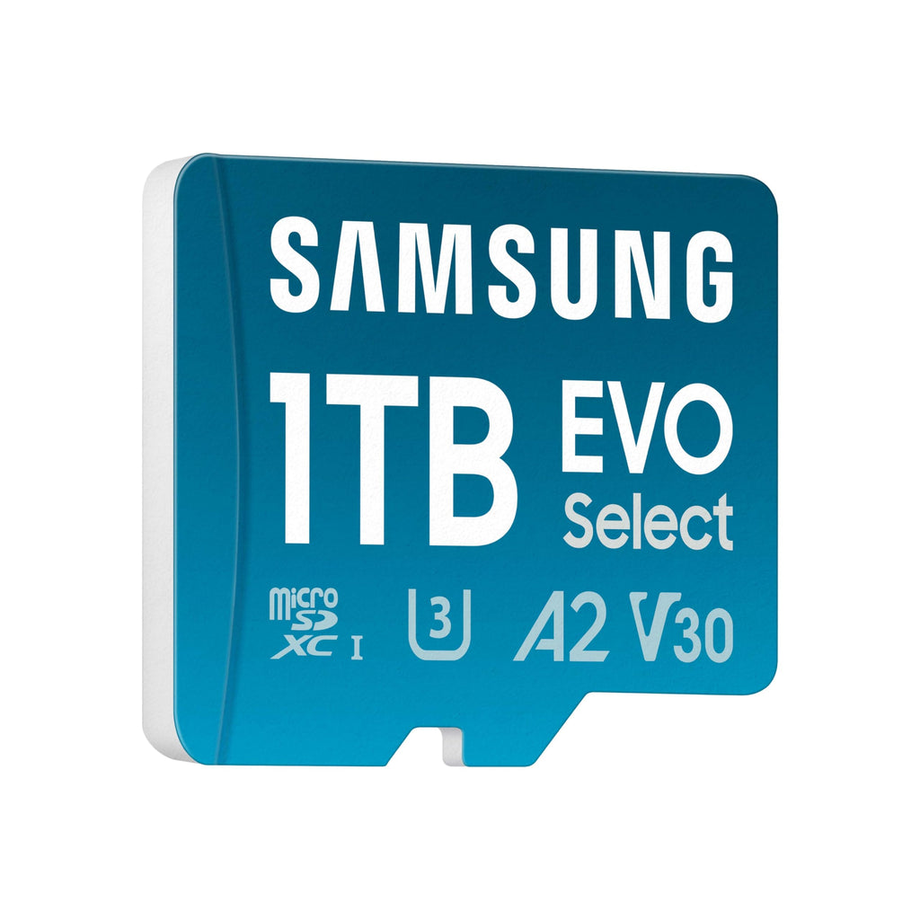 SAMSUNG EVO Select Micro SD-Memory-Card + Adapter, 128GB microSDXC 130MB/s Full HD & 4K UHD, UHS-I, U3, A2, V30, Expanded Storage for Android Smartphones, Tablets, Nintendo-Switch (MB-ME128KA/AM)