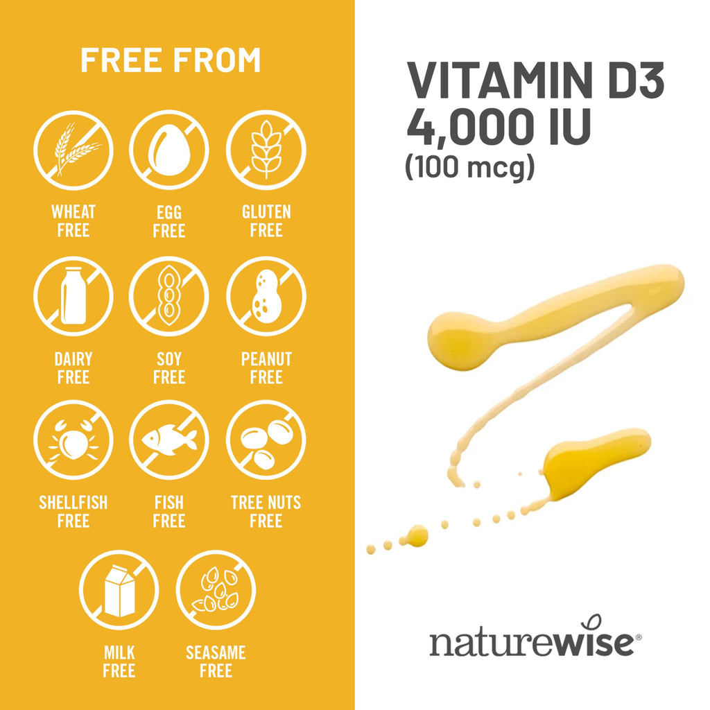NatureWise Vitamin D3 5000iu (125 mcg) 1 Year Supply for Immune Support, Healthy Muscle Function, and Bone Health - Non-GMO, Gluten Free in Organic Extra Virgin Olive Oil, (Mini Softgel), 360 Count