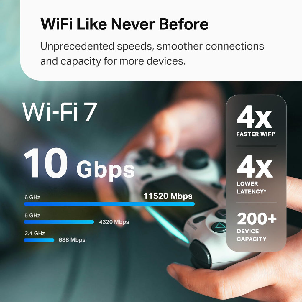 TP-Link Deco XE75 AXE5400 Tri-Band WiFi 6E Mesh System - Wi-Fi up to 7200 Sq.Ft, Engadget Rated Best Mesh for Most People, Replaces WiFi Router and Extender, AI-Driven Mesh New 6GHz Band, 3-Pack
