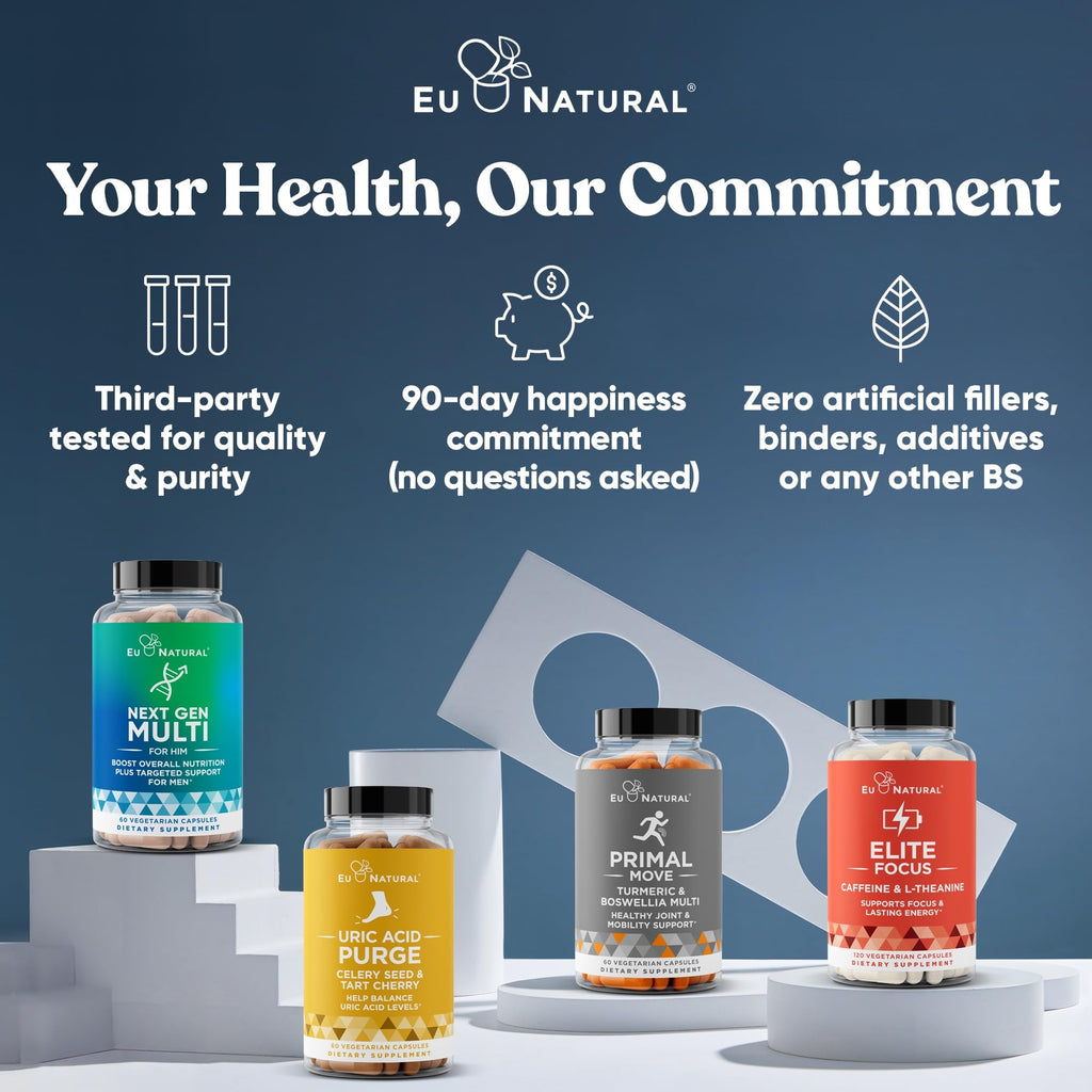 Eu Natural Conception for Her Fertility Supplements for Women - Ovulation, Hormonal Balance & Regular Cycle Support - Myo-Inositol, Folate, Shatavari & Vitex - 60 Vegetarian Capsules