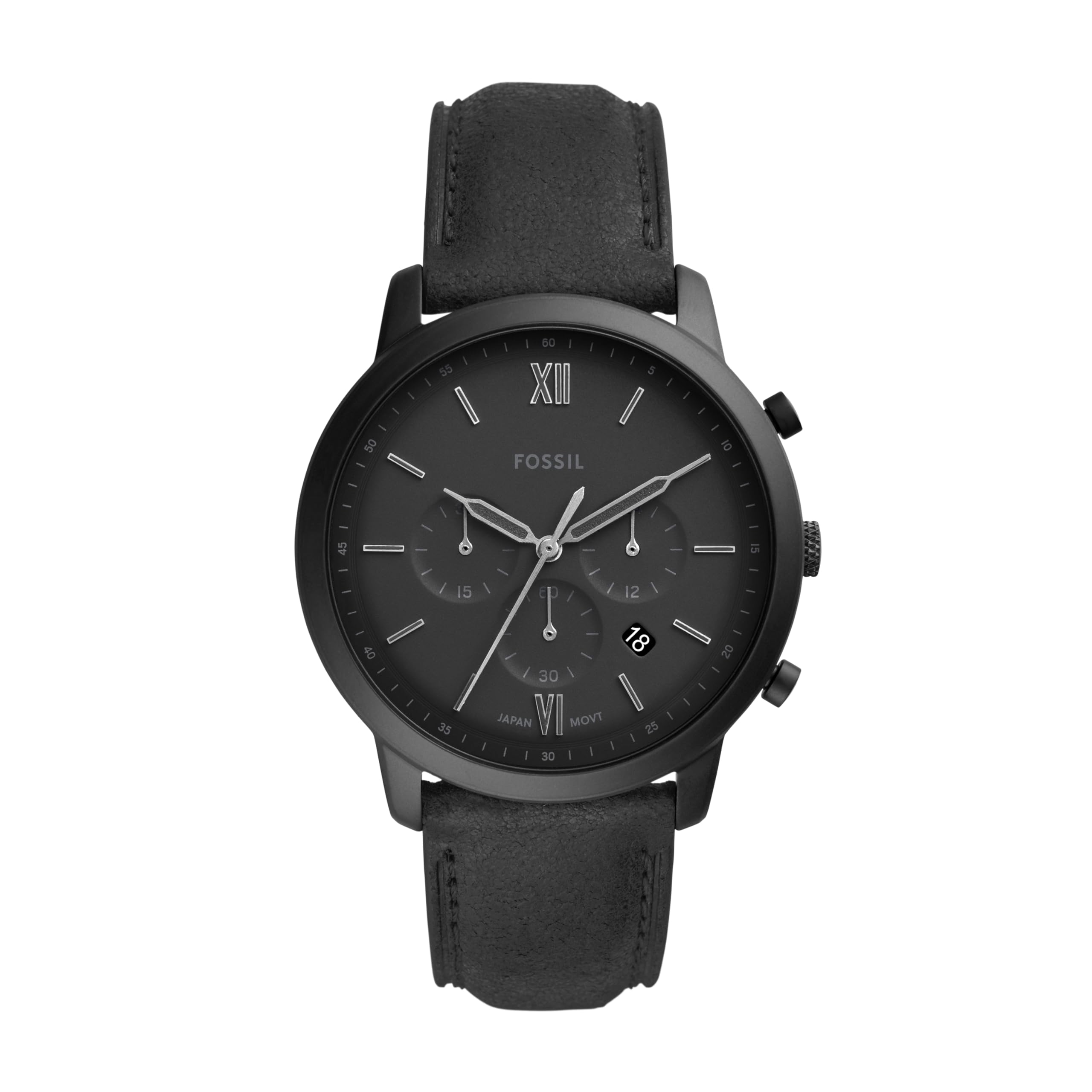 Fossil Men's Watch, Neutra Quartz Stainless Steel Chronograph Watch for Men