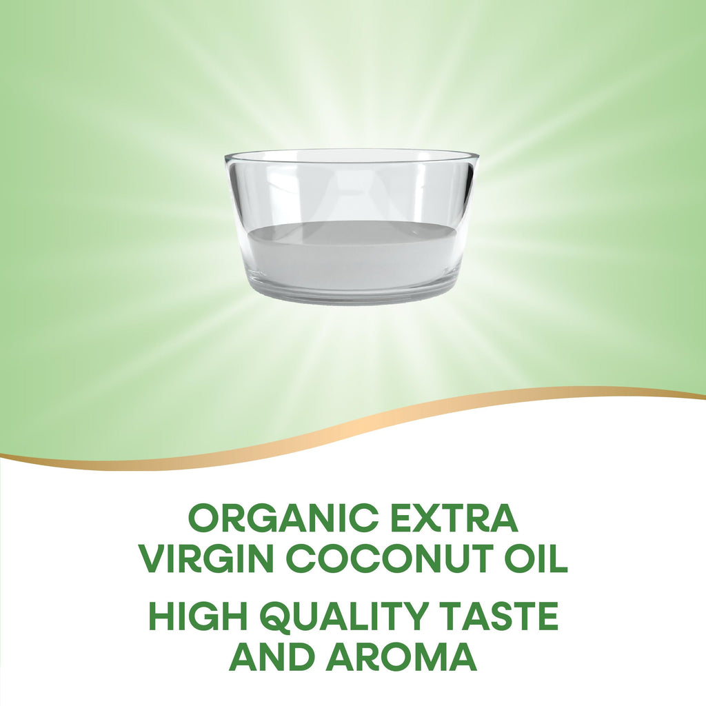 Nature's Way USDA Organic Extra Virgin Coconut Oil- Pure, Cold-Pressed, Non-GMO, 16 Ounces