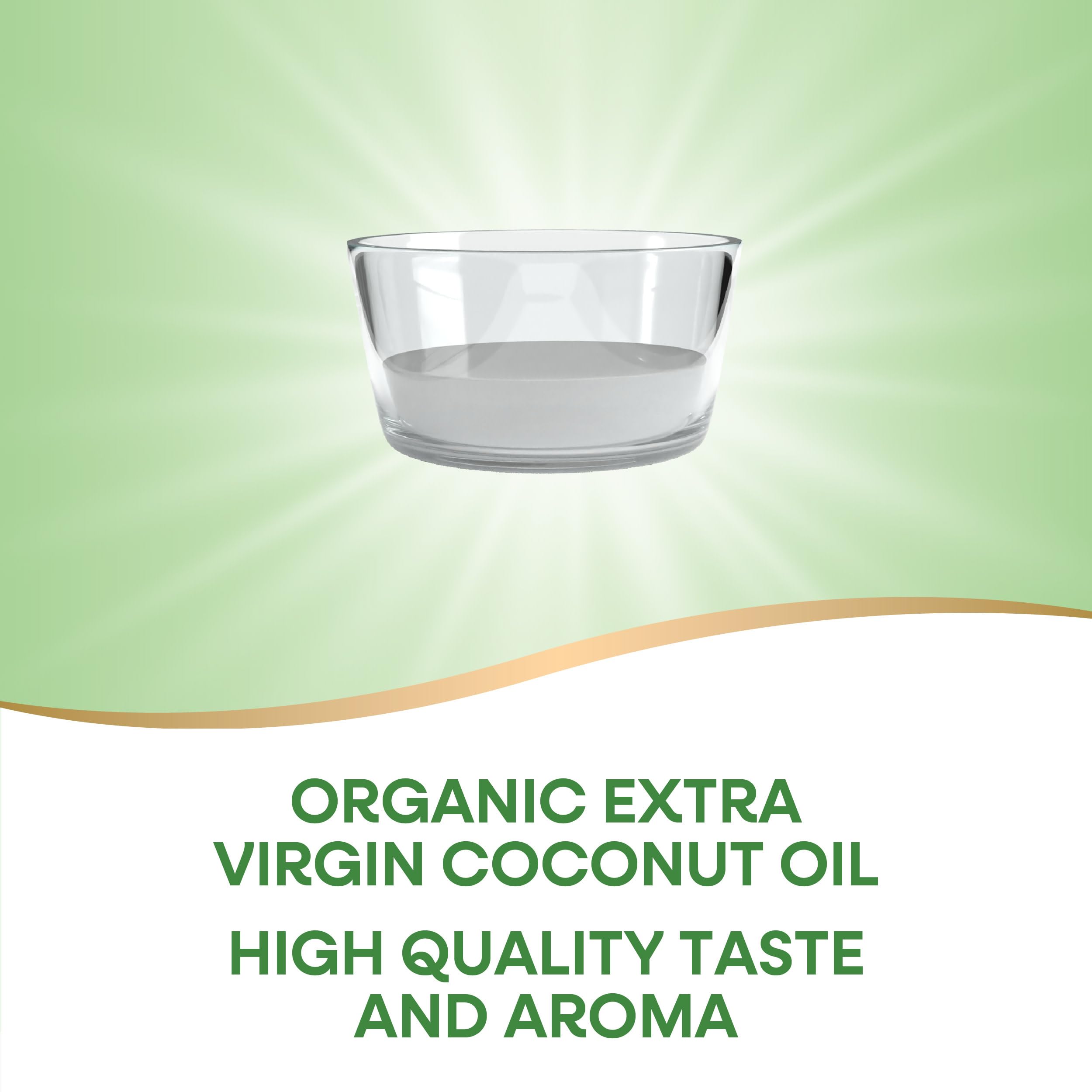 Nature's Way USDA Organic Extra Virgin Coconut Oil- Pure, Cold-Pressed, Non-GMO, 16 Ounces