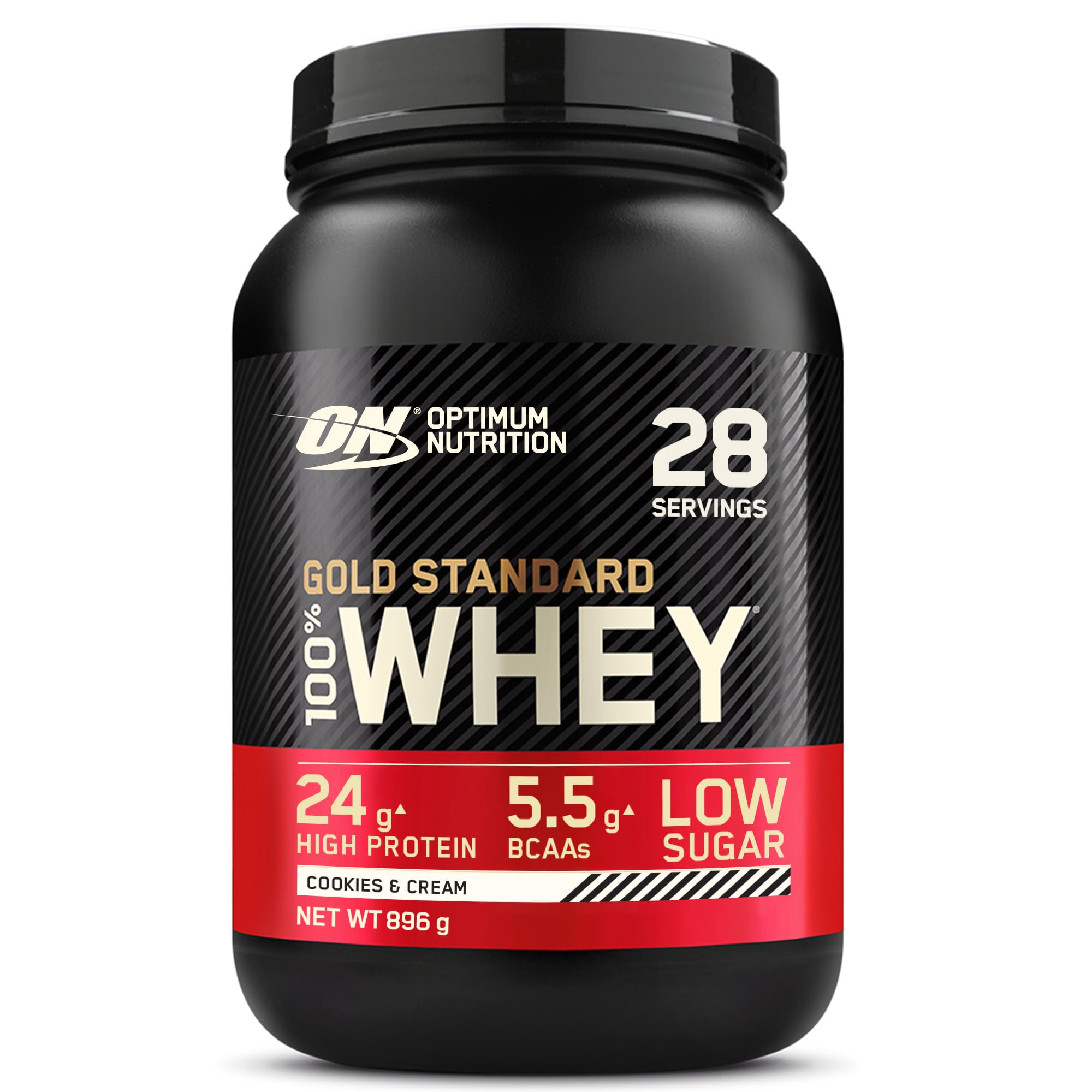Optimum Nutrition Gold Standard 100% Whey Protein Powder, Double Rich Chocolate, 5 Pound (Packaging May Vary)
