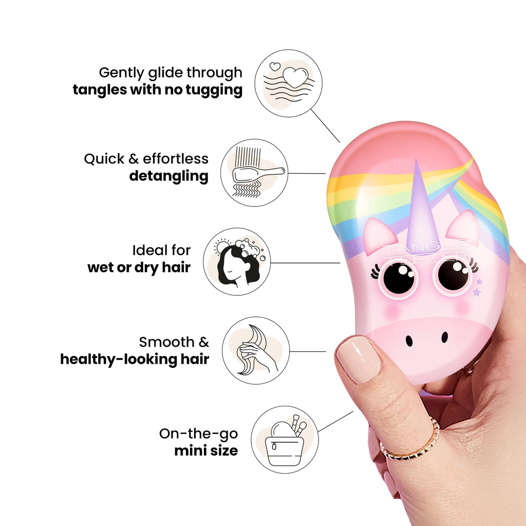 Tangle Teezer Original Detangler Brush, Dry & Wet Hairbrush for All Hair Types, Pink Fizz