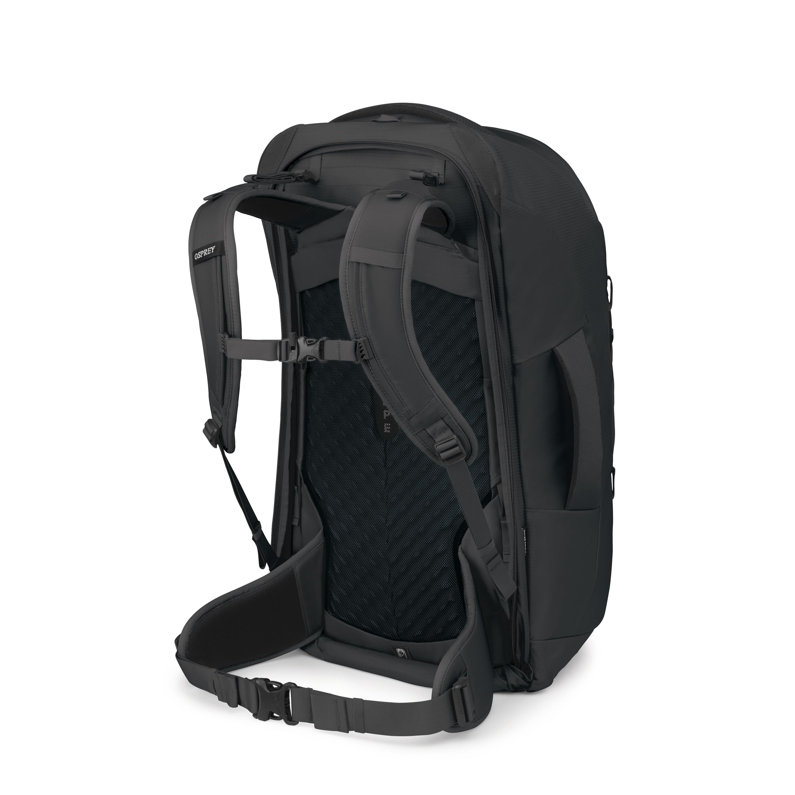 Osprey Farpoint 40L Men's Travel Backpack - Carry On Bag with Laptop Sleeve and Toiletry Pocket, Black