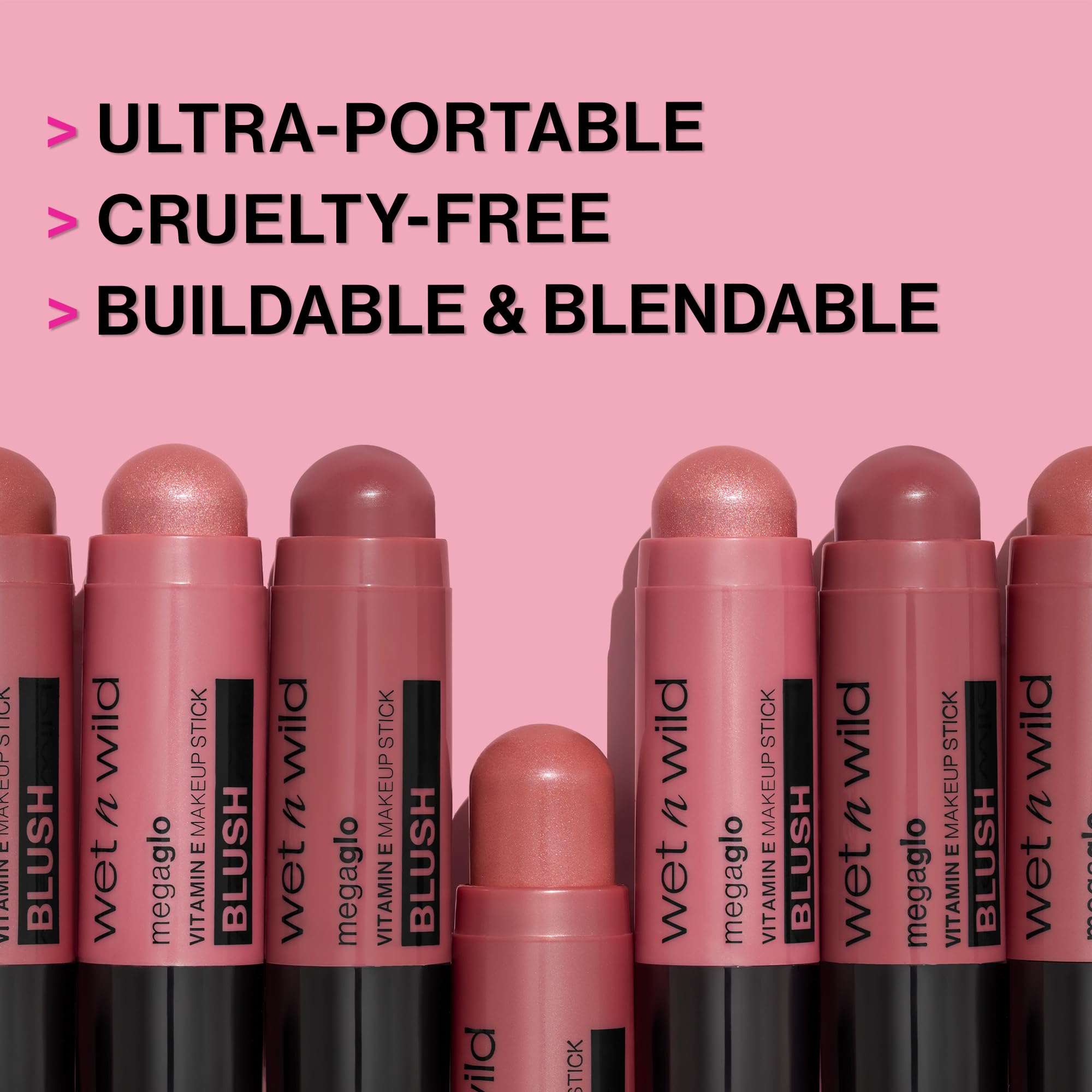 wet n wild MegaGlo Makeup Stick, Buildable Color, Versatile Use, Cruelty-Free & Vegan - When the Nude Strikes
