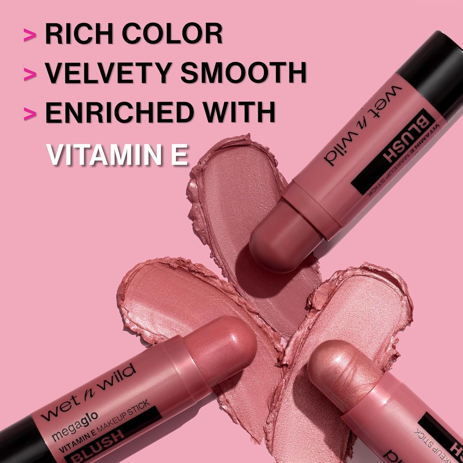 wet n wild MegaGlo Makeup Stick, Buildable Color, Versatile Use, Cruelty-Free & Vegan - When the Nude Strikes