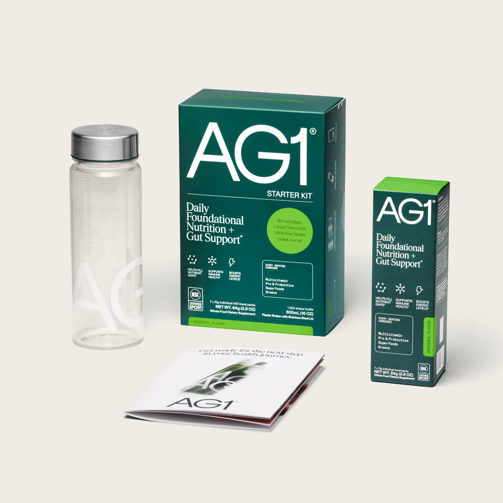 AG1 Multivitamin for Men & Women, Greens Powder Supplement, Probiotic, Gluten Free, Vegan, Keto | 75 Vitamins | Improve Gut Health | (Athletic Greens) Travel Packs 30ct, No Shaker, Classic Formula