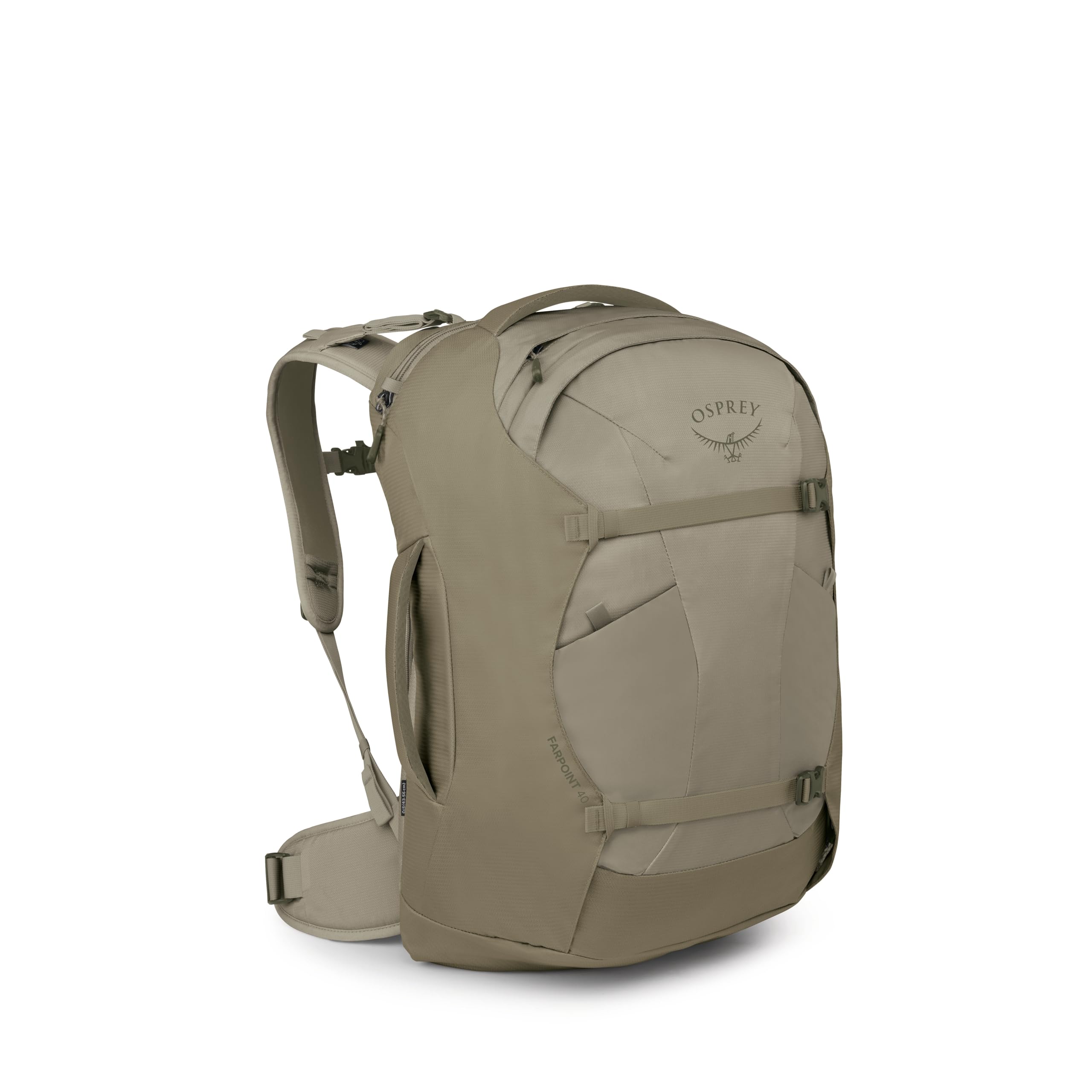 Osprey Farpoint 40L Men's Travel Backpack - Carry On Bag with Laptop Sleeve and Toiletry Pocket, Black