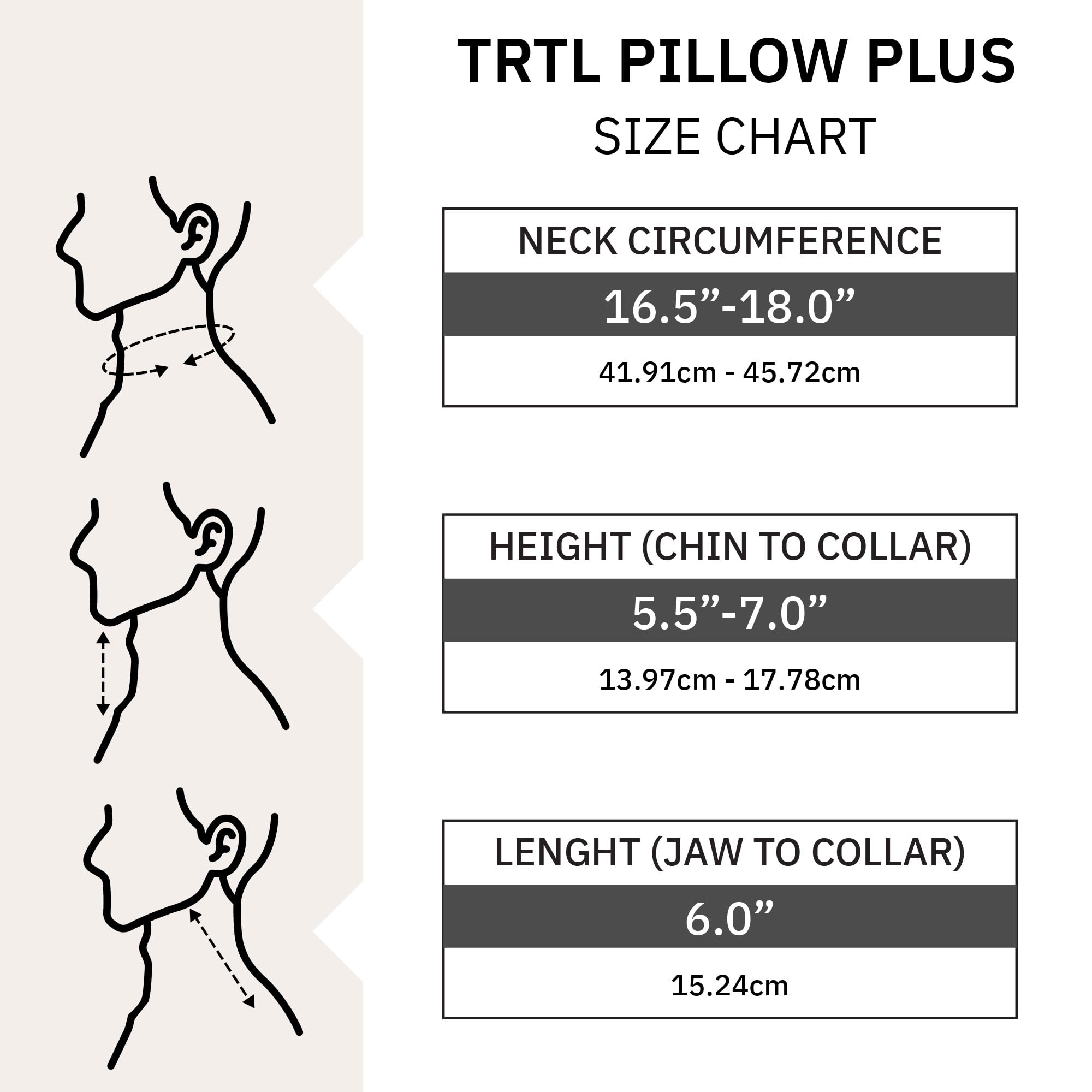trtl Pillow Plus - Airplane Neck Pillow for Traveling - Height-Adjustable, Breathable Travel Pillow for Head and Neck Support While on Planes, Cars, and Trains - Machine Washable