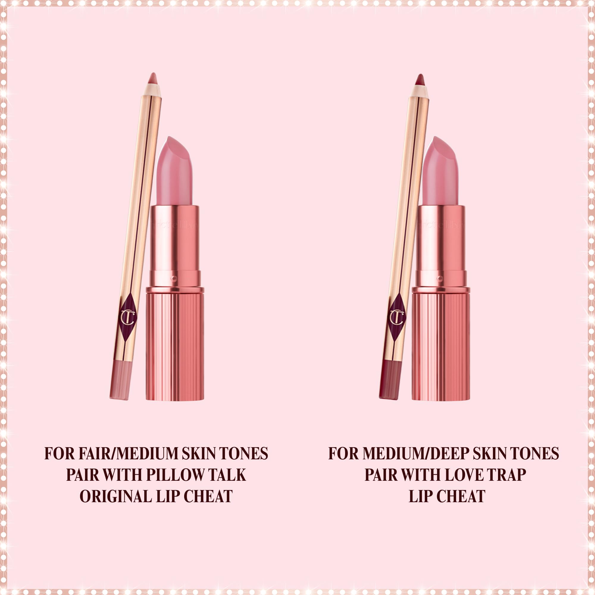 Charlotte Tilbury Lip Cheat Lip Liner Pencil - Gives Lips a Fuller-Looking, Defined Pout - Enriched with Jojoba Oil & Hyaluronic Acid - Waterproof, Smudge-Proof & Transfer-Proof