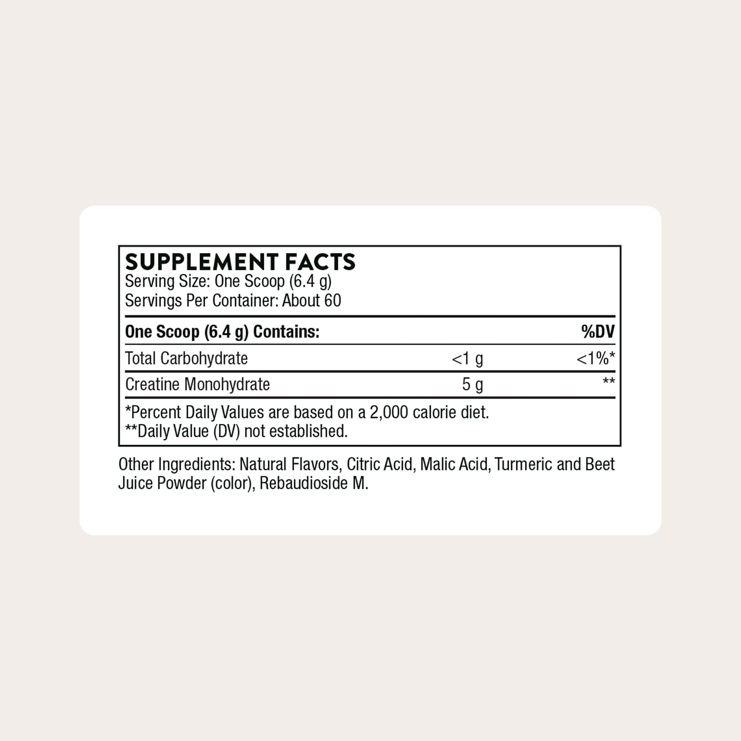THORNE Creatine - Micronized Creatine Monohydrate Powder - Support for Muscles & Cognitive Function* - for Women & Men - Unflavored - NSF Certified for Sport - 5 g per Serving - 90 Servings