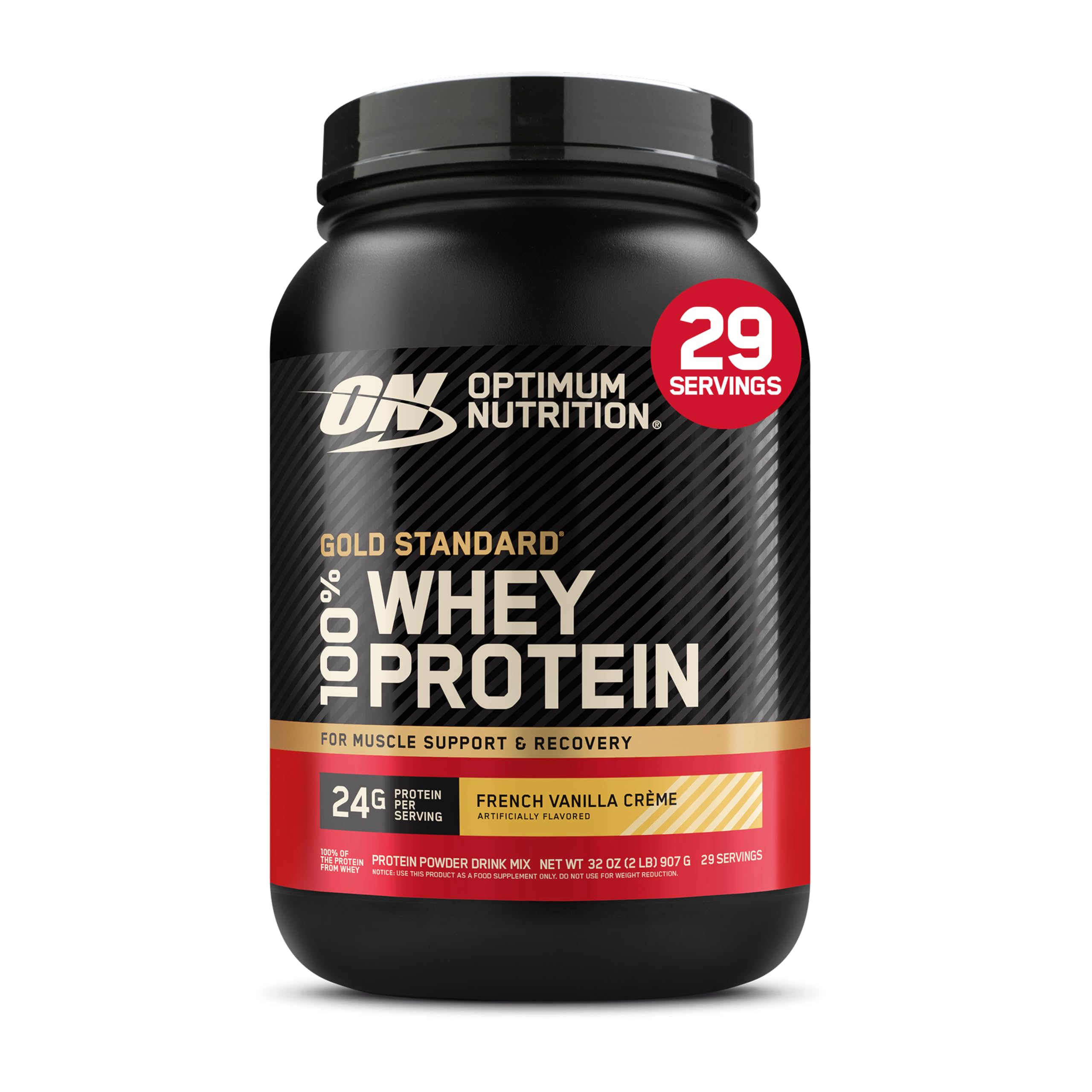 Optimum Nutrition Gold Standard 100% Whey Protein Powder, Double Rich Chocolate, 5 Pound (Packaging May Vary)