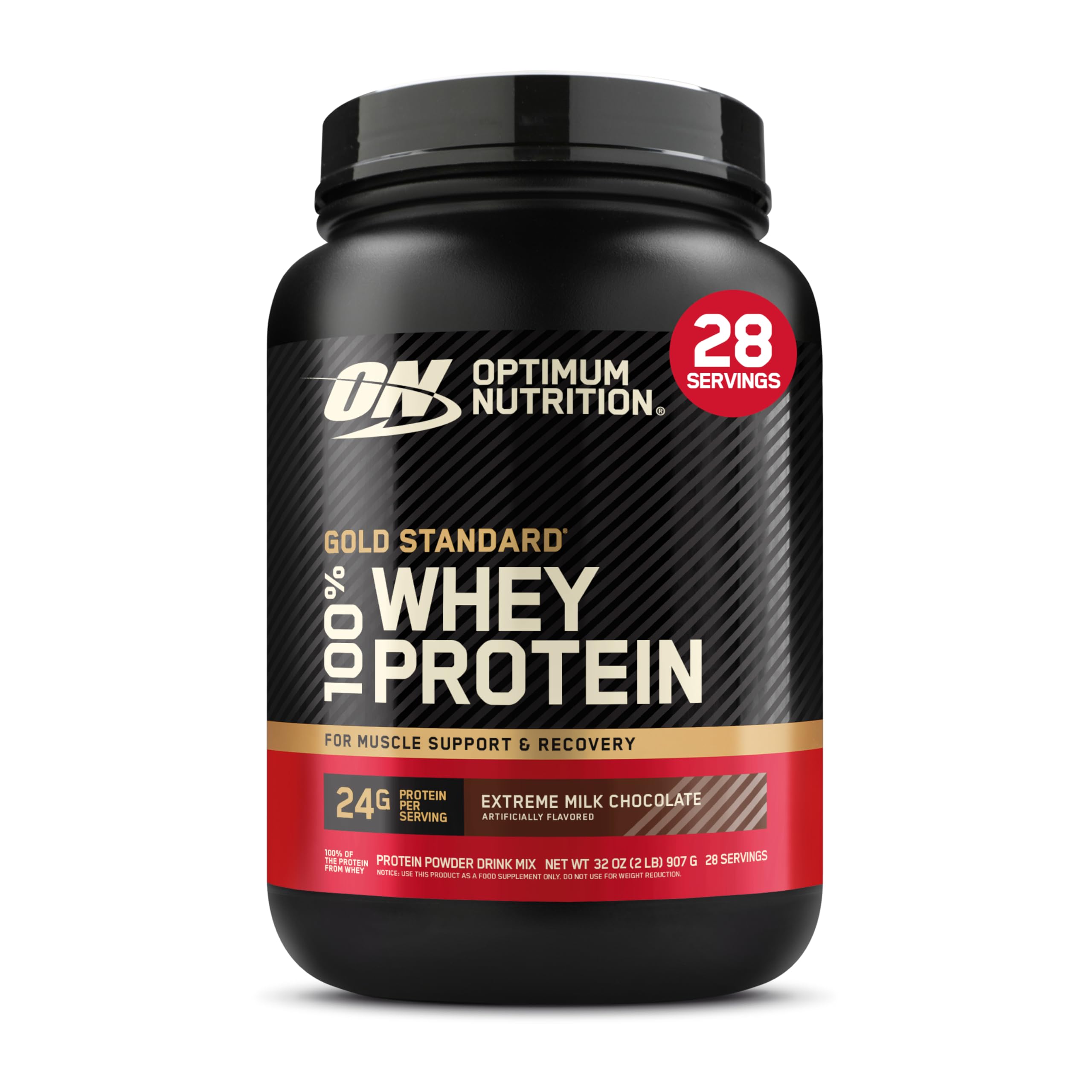 Optimum Nutrition Gold Standard 100% Whey Protein Powder, Double Rich Chocolate, 5 Pound (Packaging May Vary)