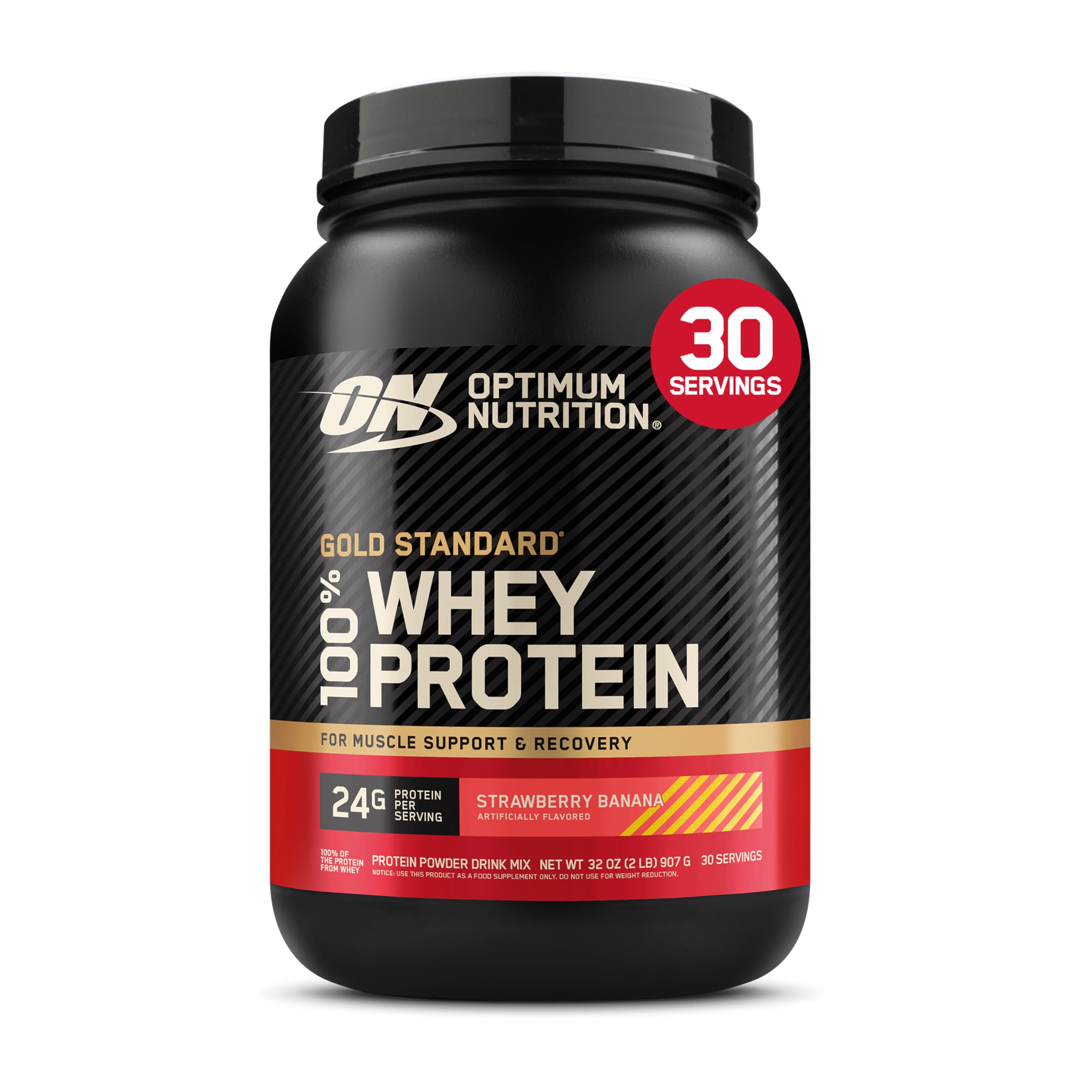 Optimum Nutrition Gold Standard 100% Whey Protein Powder, Double Rich Chocolate, 5 Pound (Packaging May Vary)