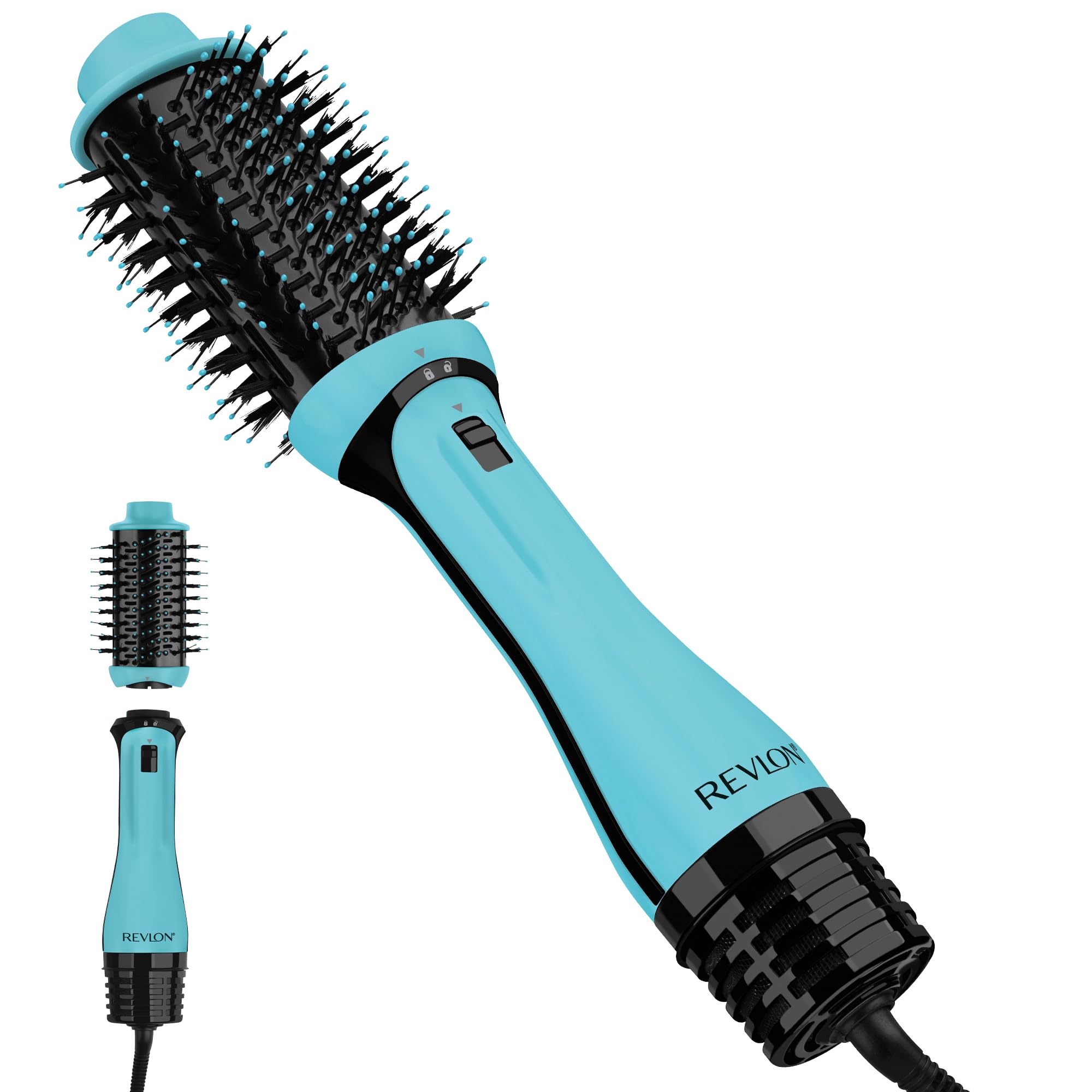 REVLON One Step Volumizer Plus Hair Dryer and Styler | More Volume, Less Damage, and More Styling Control for Easy and Fast Salon-Style Blowouts, Plus Travel Friendly (Black)