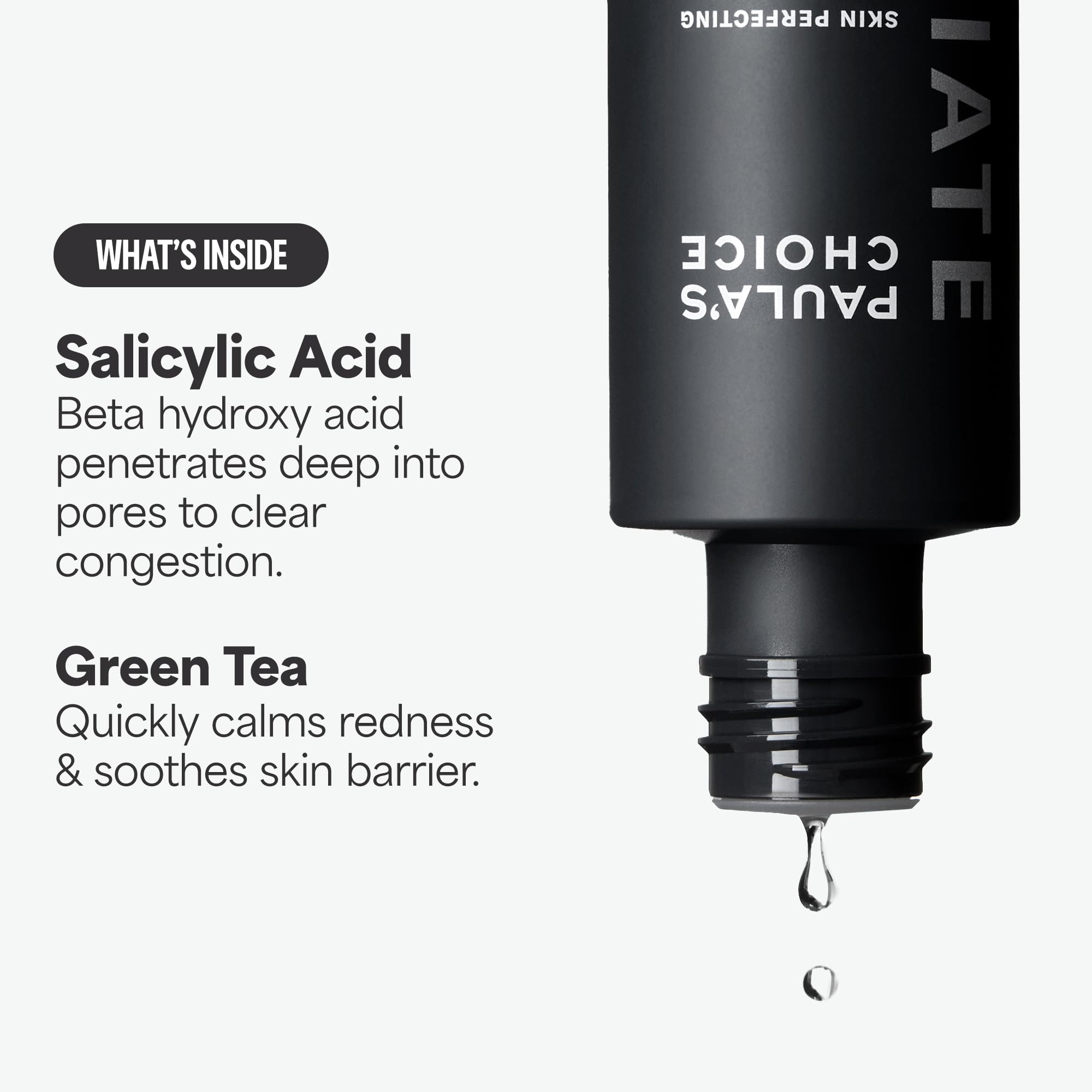 Paula's Choice SKIN PERFECTING 2% BHA Liquid Exfoliant with Salicylic Acid, Facial Polish for Enlarged Pores, Wrinkles & Fine Lines, Suitable for Blackhead-Prone Skin, Fragrance-Free