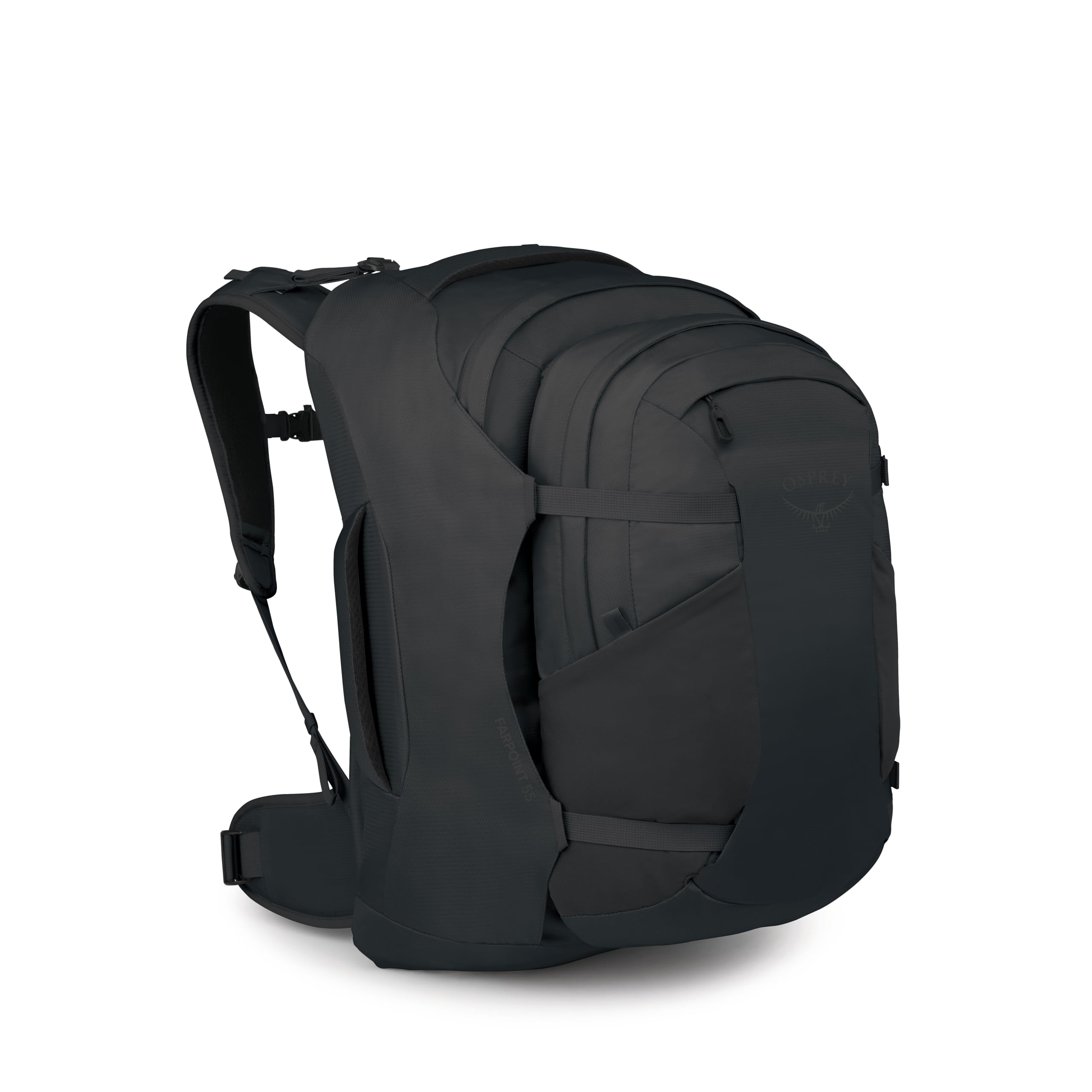 Osprey Farpoint 40L Men's Travel Backpack - Carry On Bag with Laptop Sleeve and Toiletry Pocket, Black