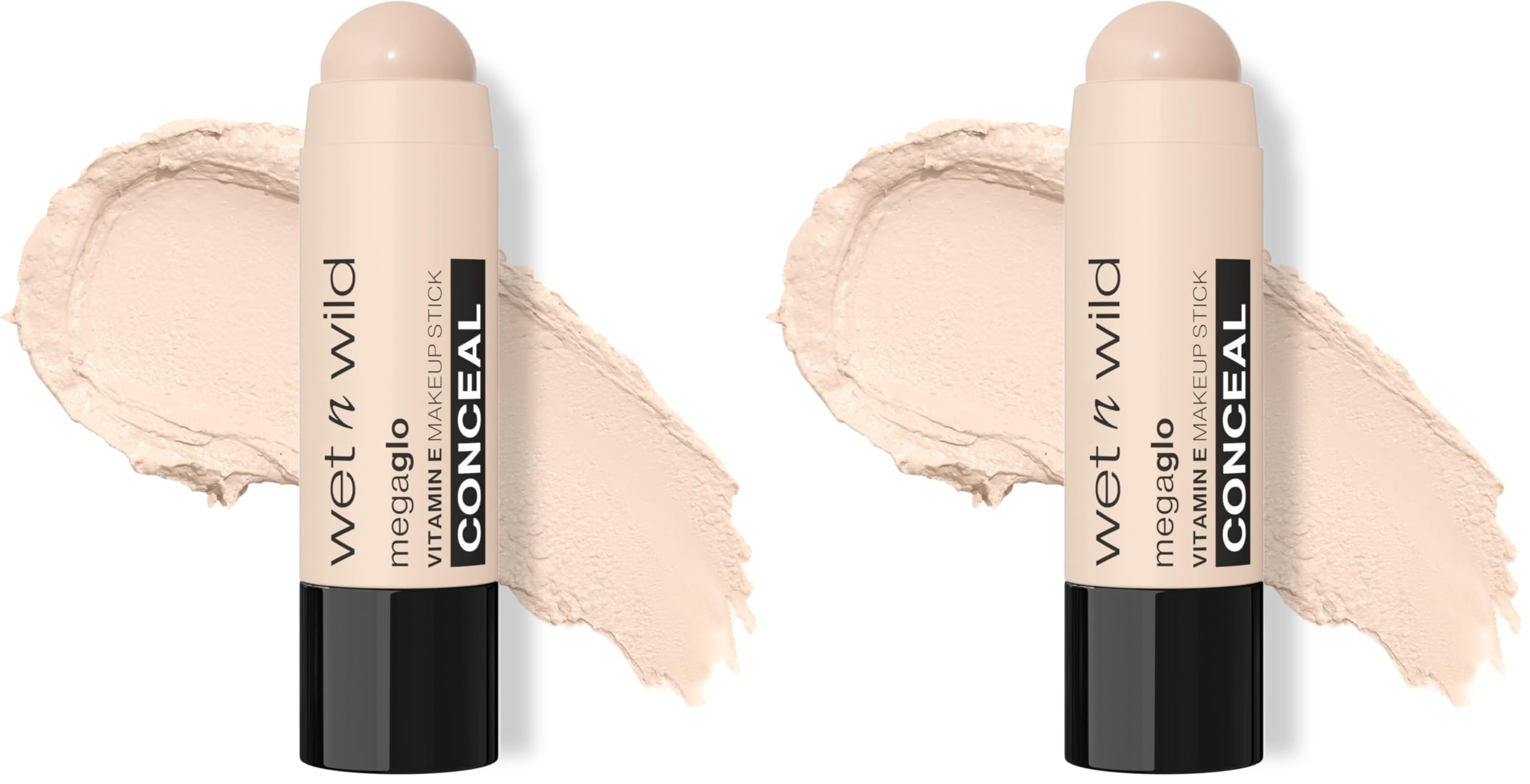 wet n wild MegaGlo Makeup Stick, Buildable Color, Versatile Use, Cruelty-Free & Vegan - When the Nude Strikes