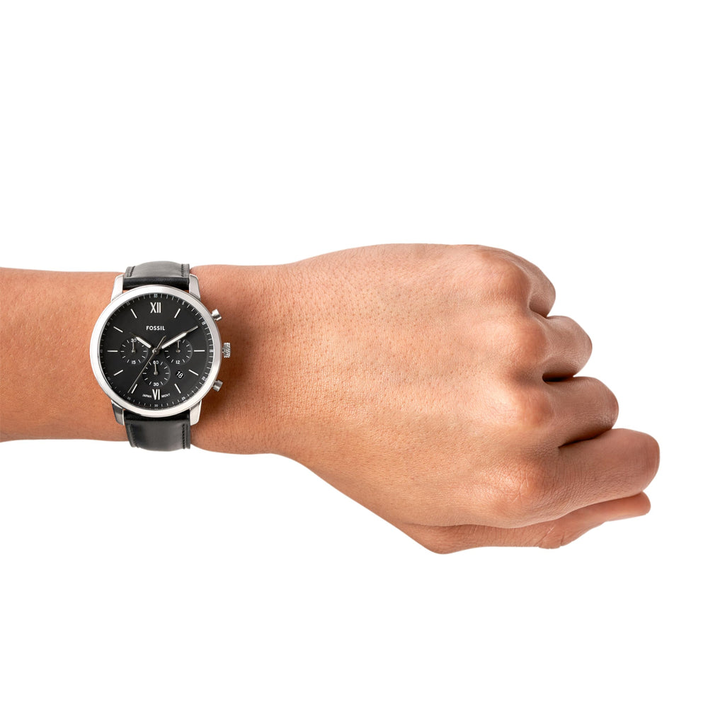 Fossil Men's Watch, Neutra Quartz Stainless Steel Chronograph Watch for Men