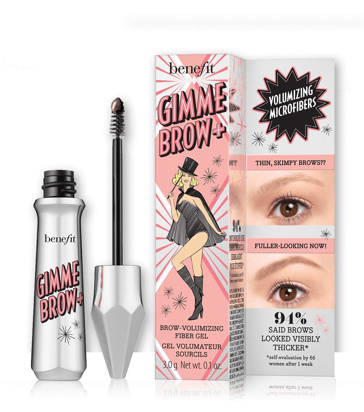 Benefit Benefit Gimme Brow+ Volumizing Fiber Gel Gimme Brow+ #1 Light, 0.1 fluid_ounces
