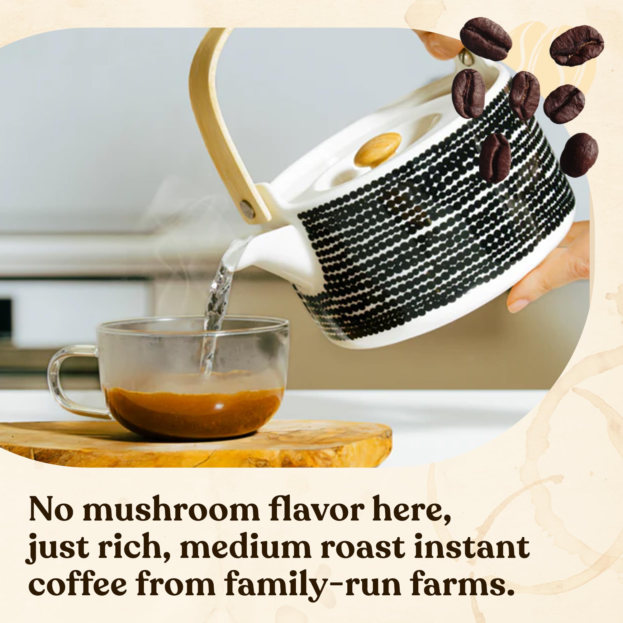 Four Sigmatic Original Mushroom Coffee | High Dose Lion's Mane, Chaga, Turkey Tail, Cordyceps and Reishi | Energy, Focus & Immune Support | 30 Servings