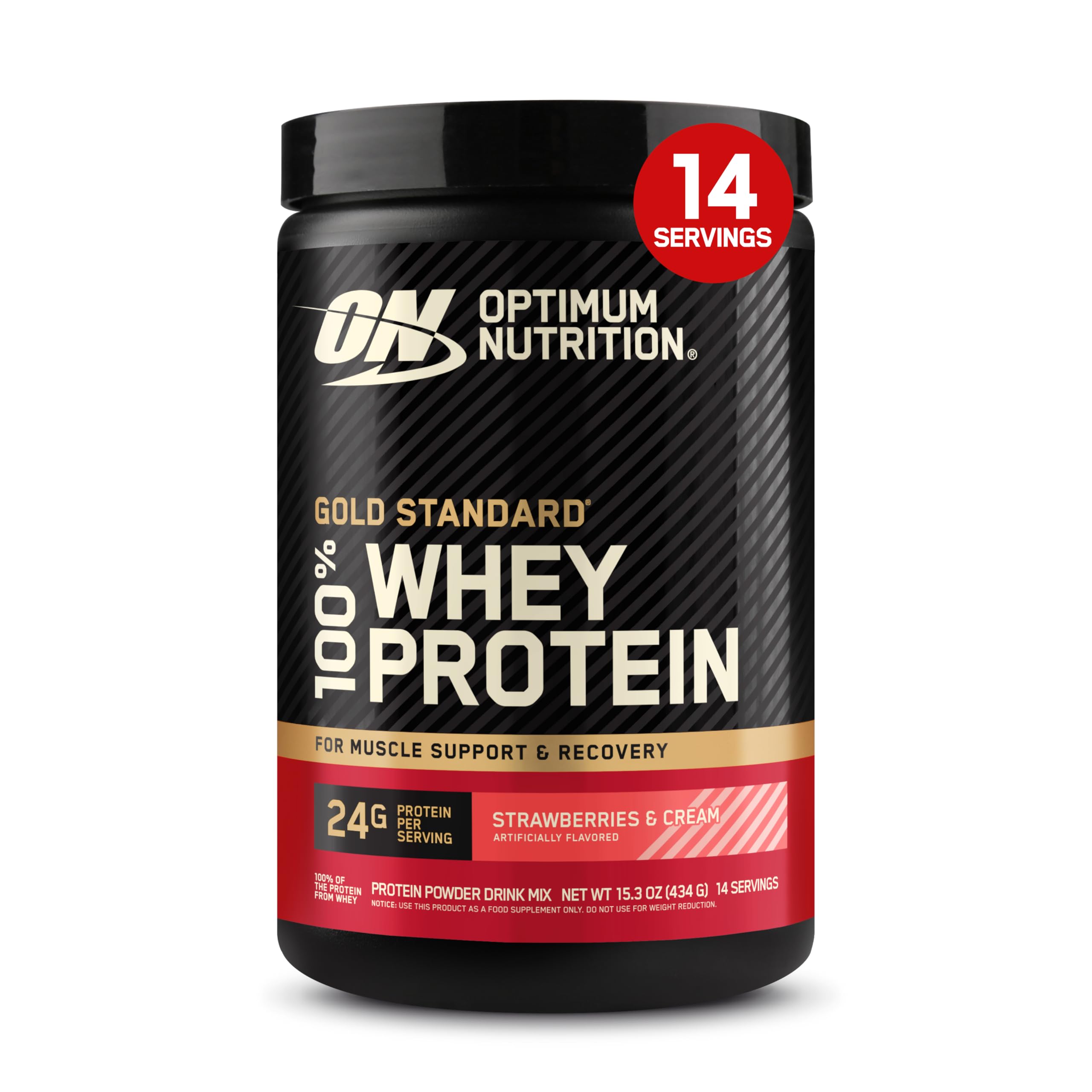 Optimum Nutrition Gold Standard 100% Whey Protein Powder, Double Rich Chocolate, 5 Pound (Packaging May Vary)