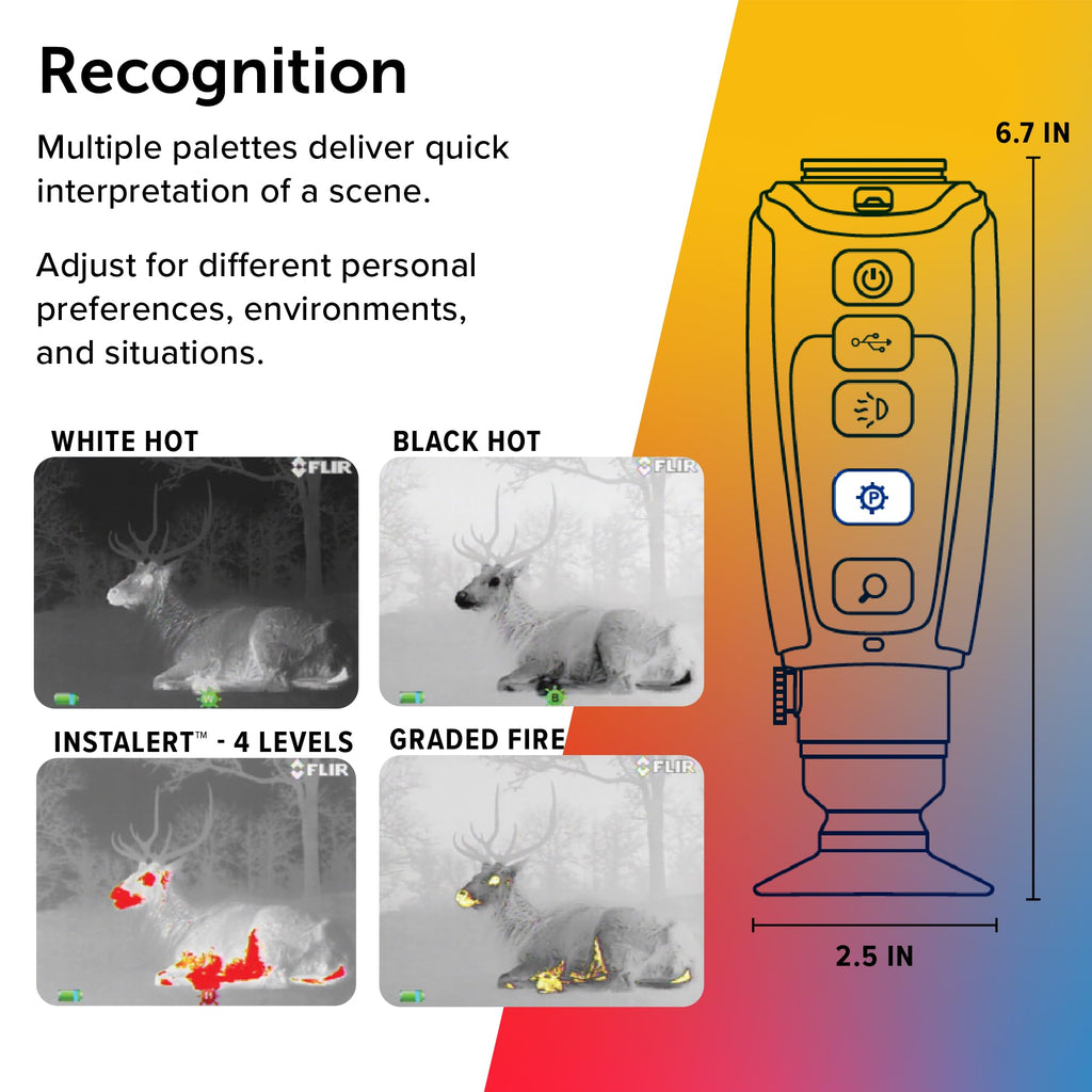 FLIR Scout TK - Compact Thermal Imaging Monocular for Wildlife Viewing, Hunting & Outdoor