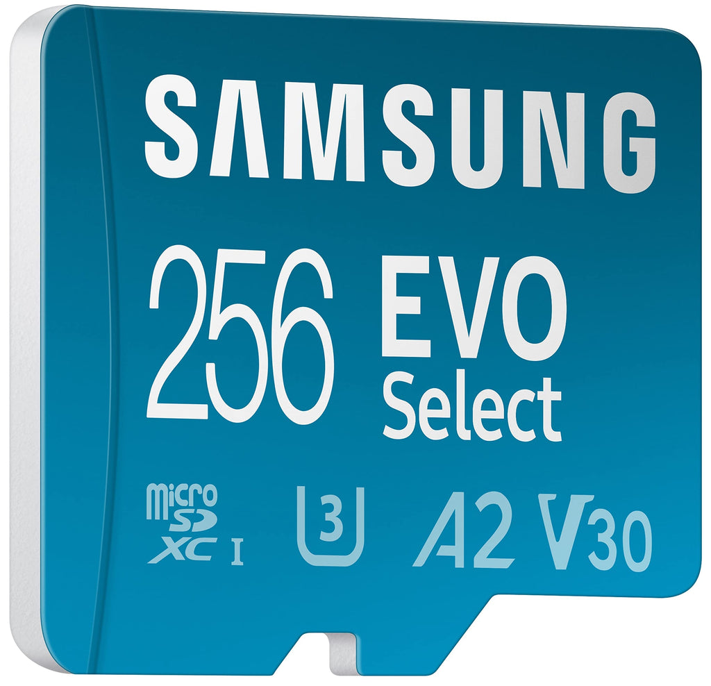 SAMSUNG EVO Select Micro SD-Memory-Card + Adapter, 128GB microSDXC 130MB/s Full HD & 4K UHD, UHS-I, U3, A2, V30, Expanded Storage for Android Smartphones, Tablets, Nintendo-Switch (MB-ME128KA/AM)