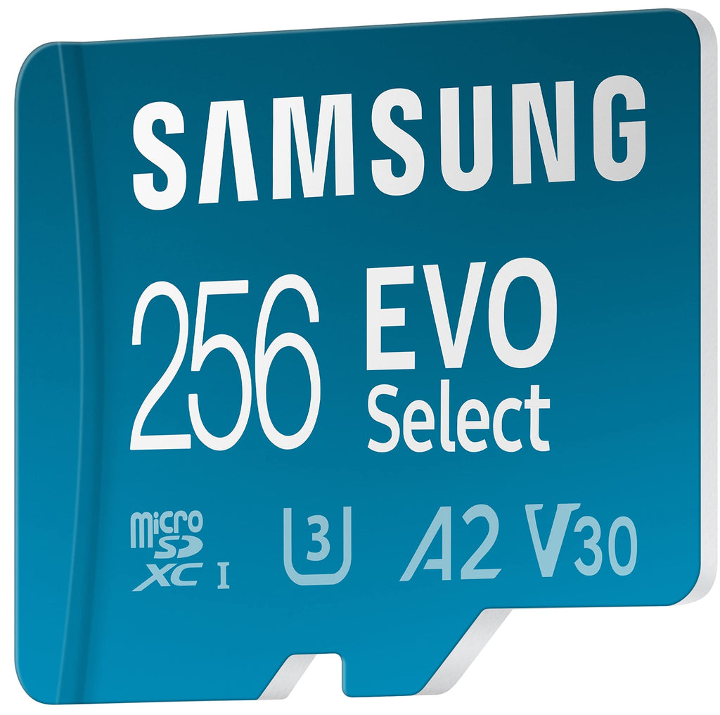 SAMSUNG EVO Select Micro SD-Memory-Card + Adapter, 128GB microSDXC 130MB/s Full HD & 4K UHD, UHS-I, U3, A2, V30, Expanded Storage for Android Smartphones, Tablets, Nintendo-Switch (MB-ME128KA/AM)