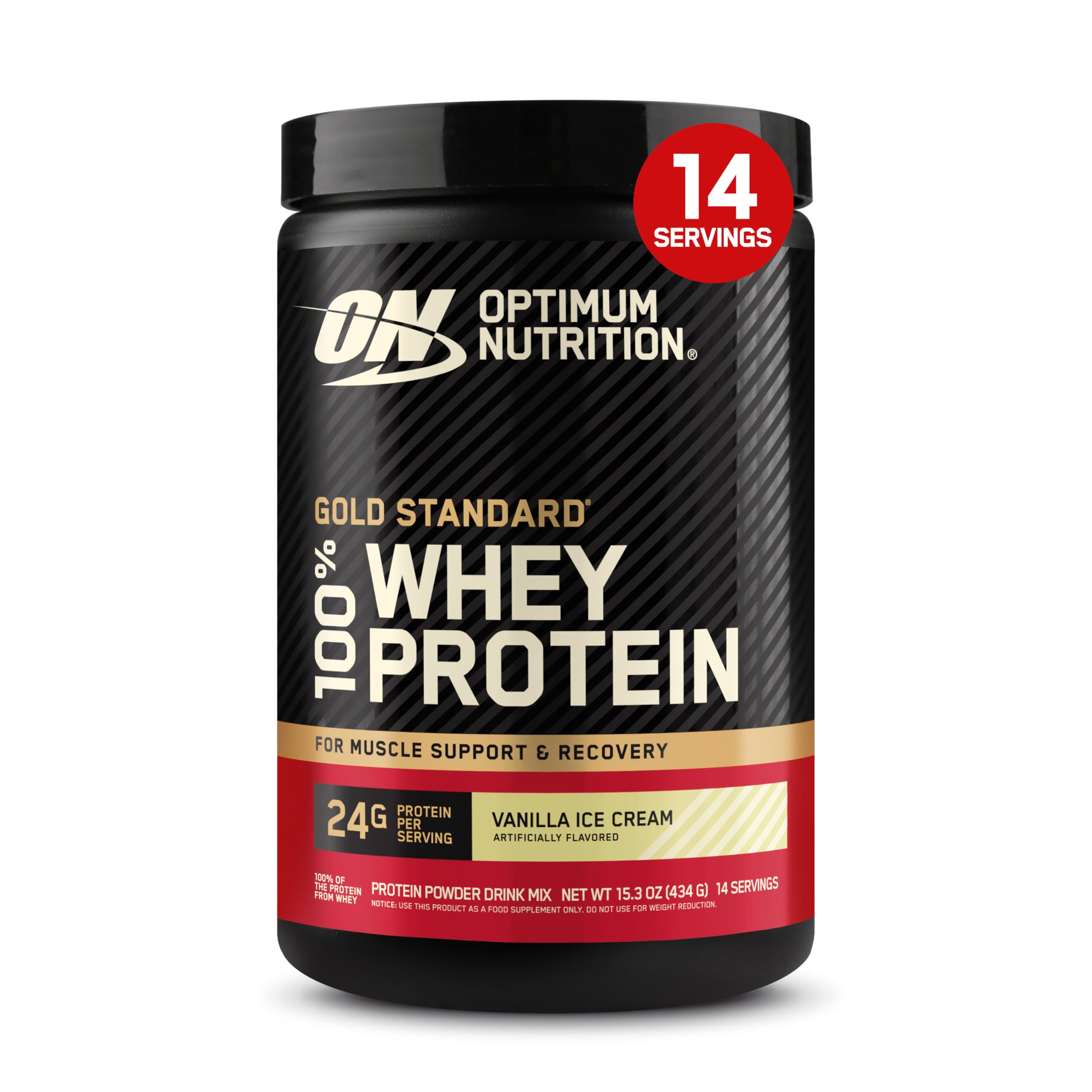 Optimum Nutrition Gold Standard 100% Whey Protein Powder, Double Rich Chocolate, 5 Pound (Packaging May Vary)